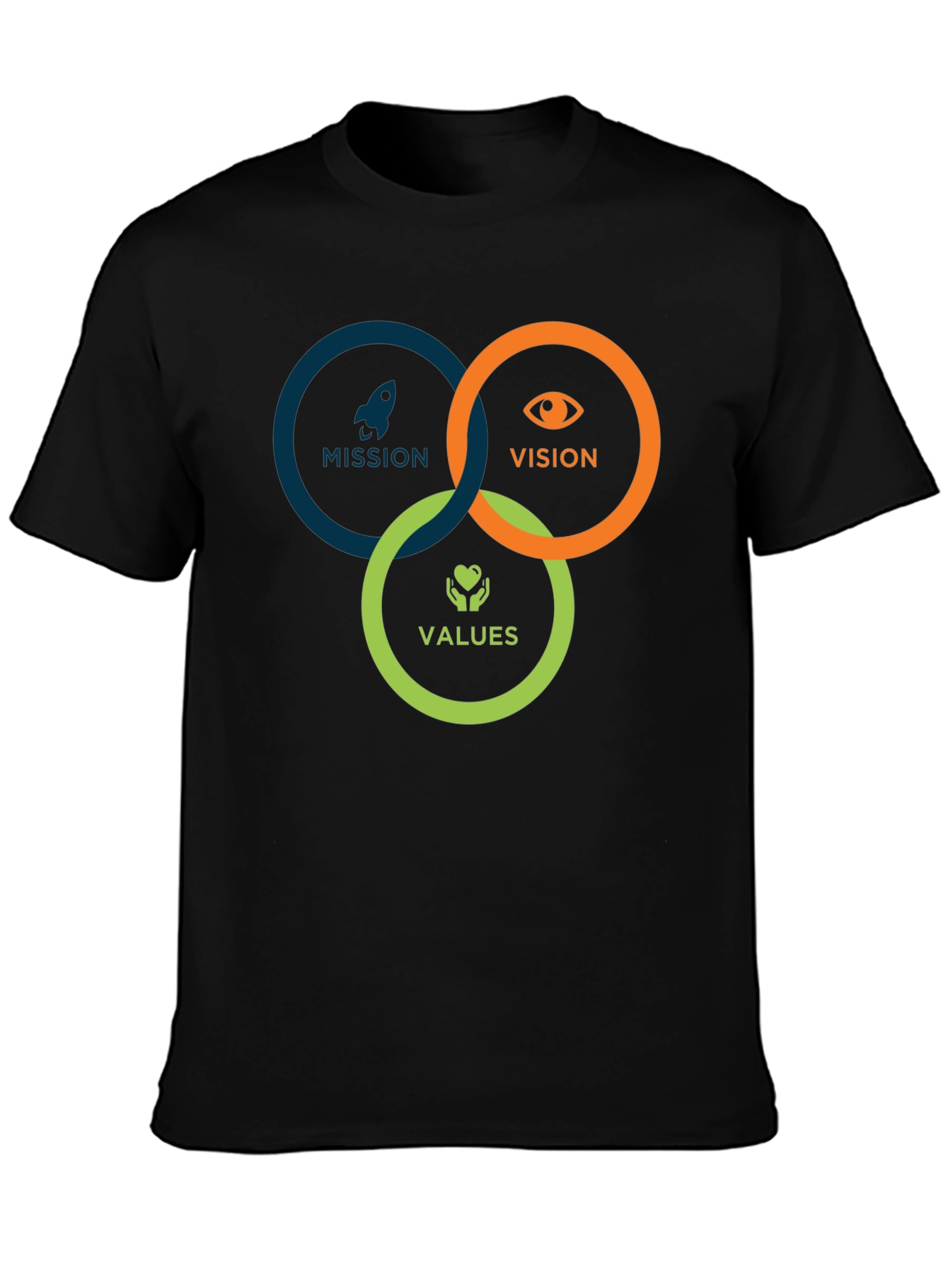 Mission Vision Values Graphic T-Shirt
