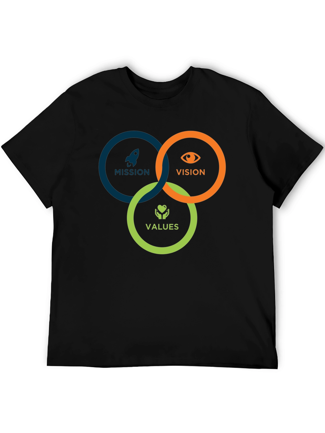Mission Vision Values Graphic T-Shirt