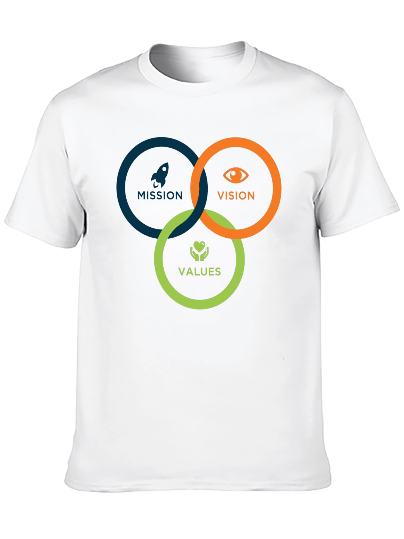 Mission Vision Values Graphic T-Shirt
