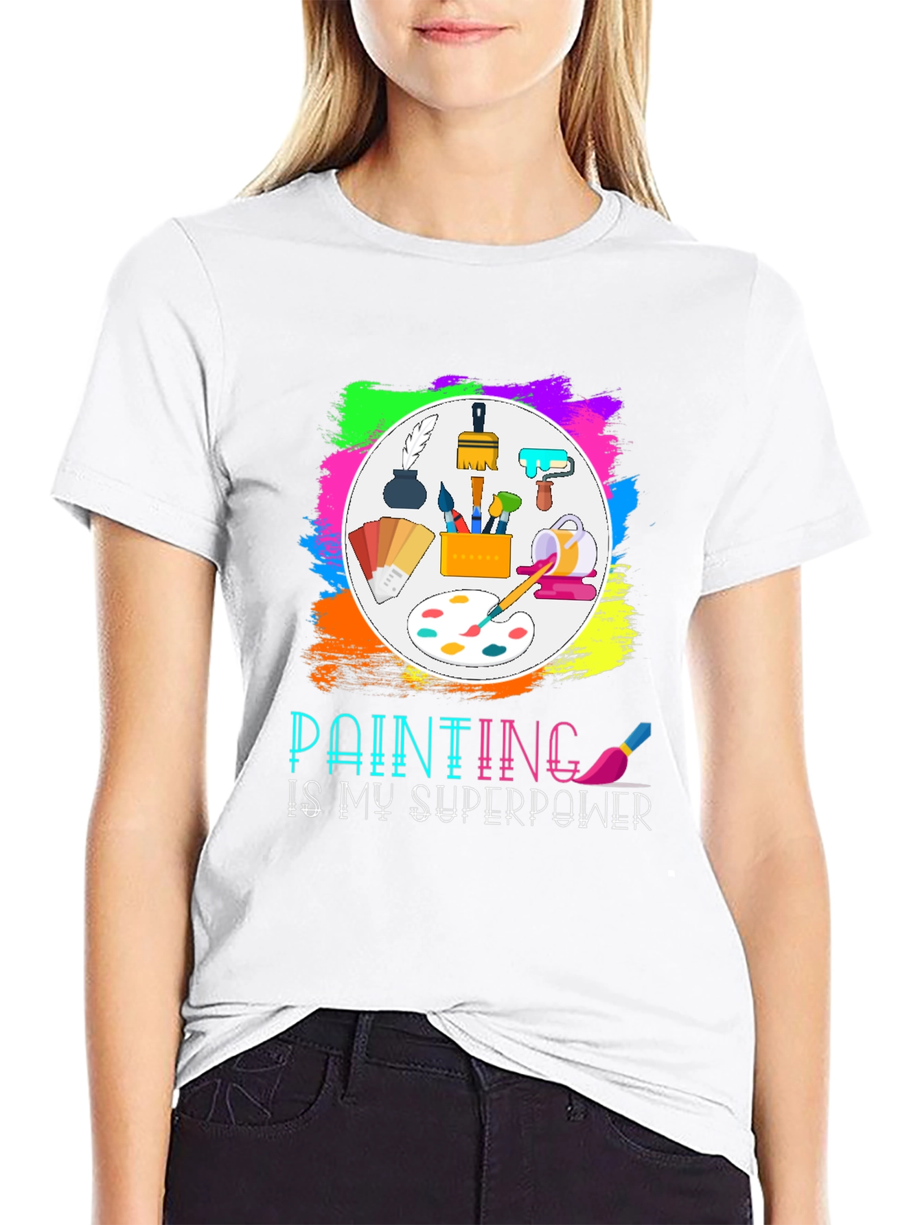 Painting is My Superpower T-Shirt