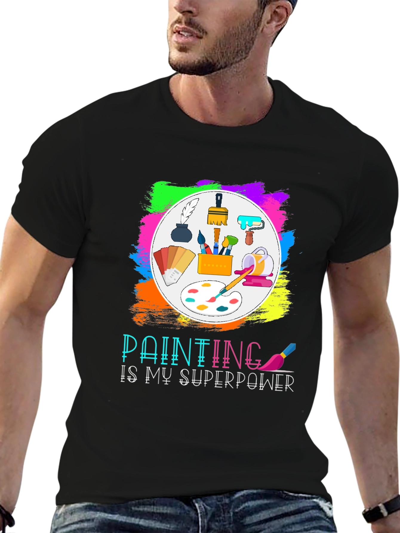 Painting is My Superpower T-Shirt