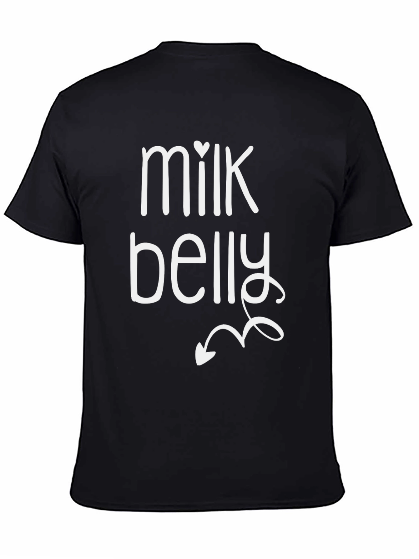 Milk Belly Funny Graphic T-Shirt