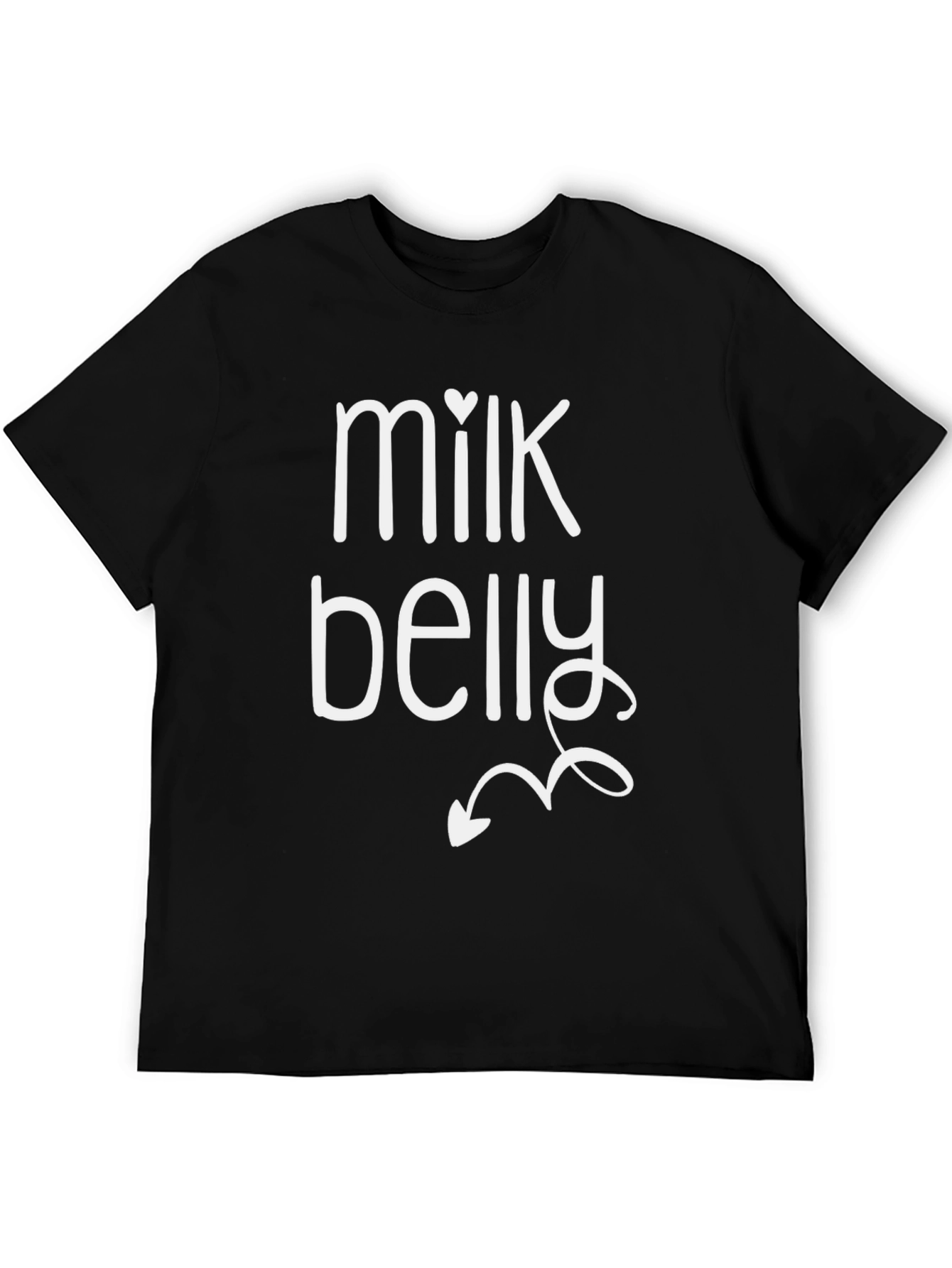 Milk Belly Funny Graphic T-Shirt