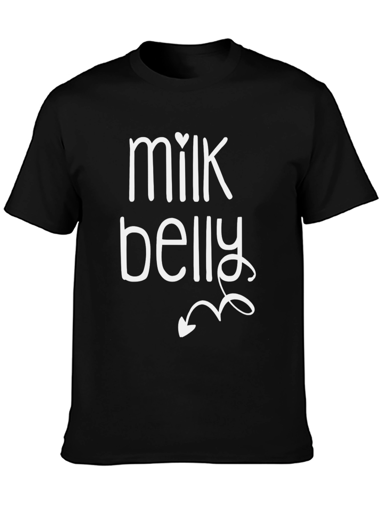 Milk Belly Funny Graphic T-Shirt