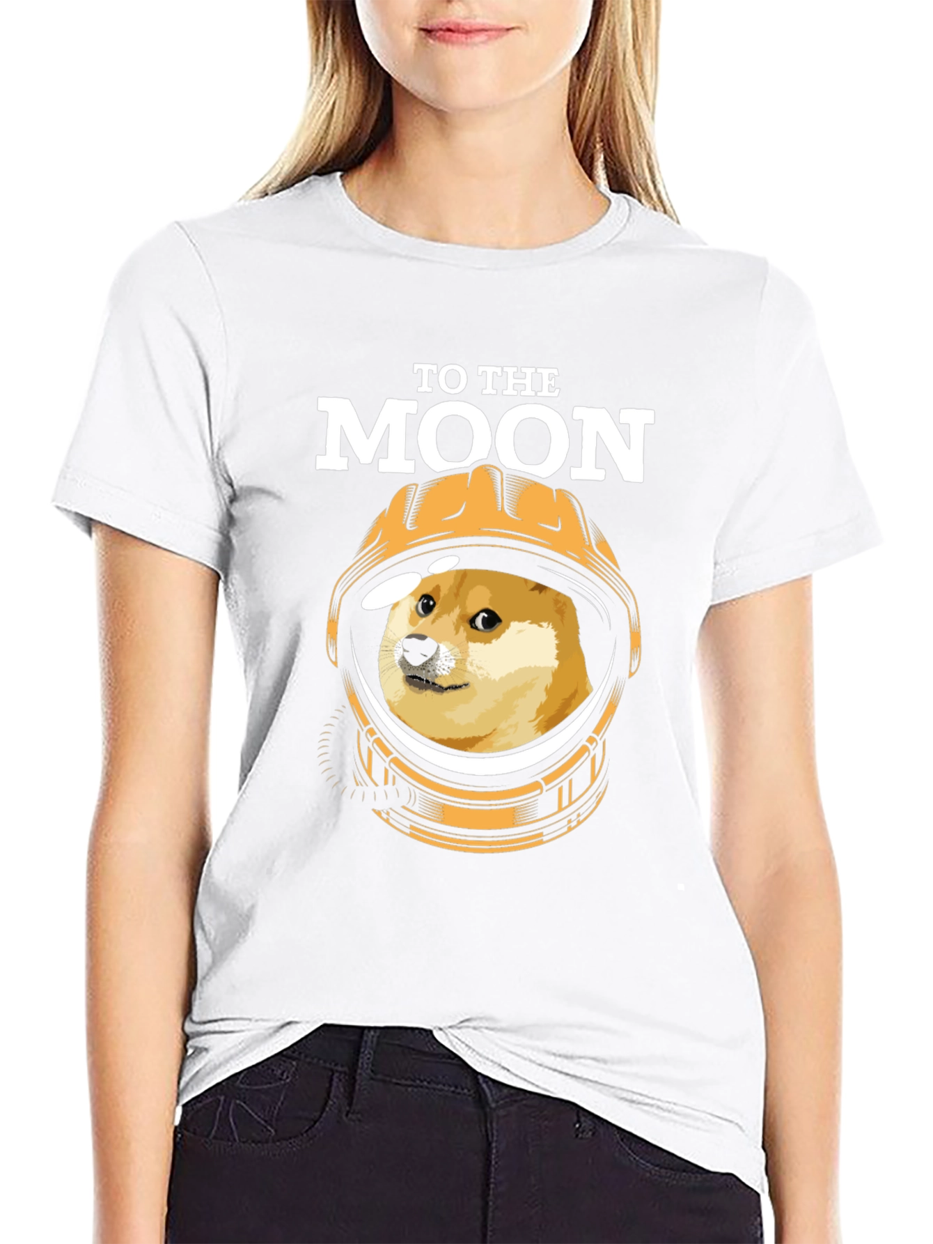 To The Moon Doge T-Shirt - Crypto Meme Tee