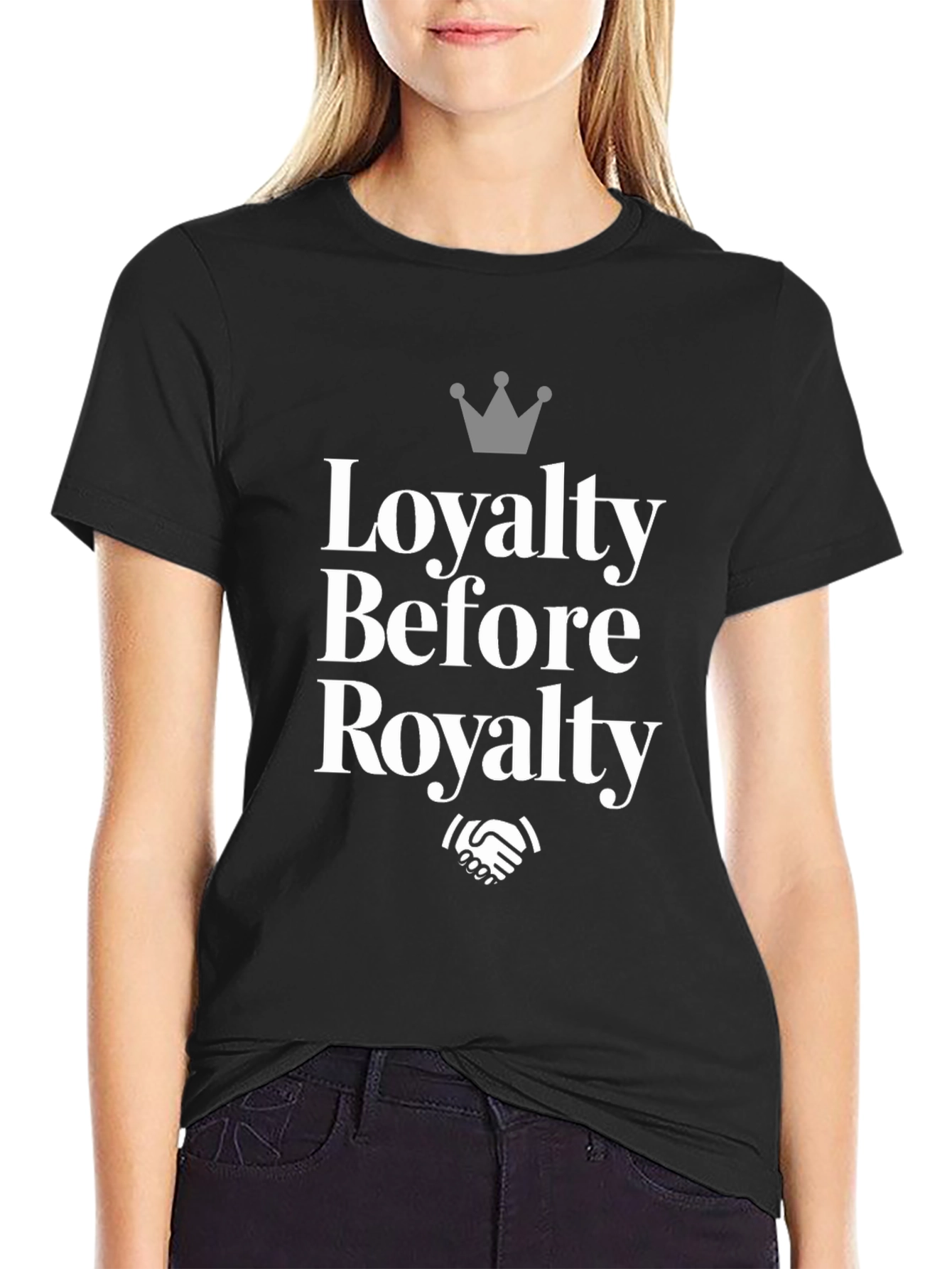 Loyalty Before Royalty Graphic T-Shirt