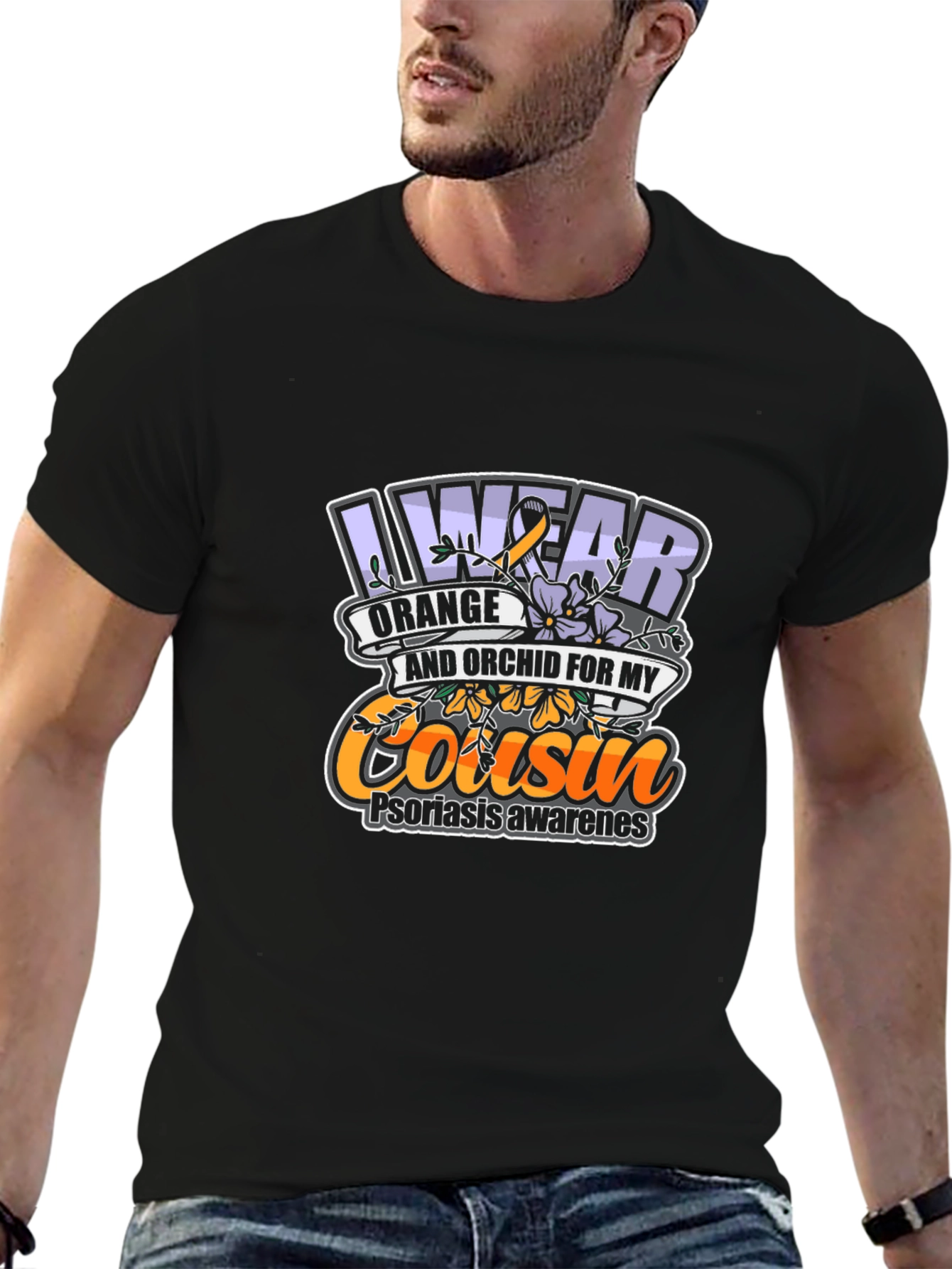 Psoriasis Awareness Cousin T-Shirt