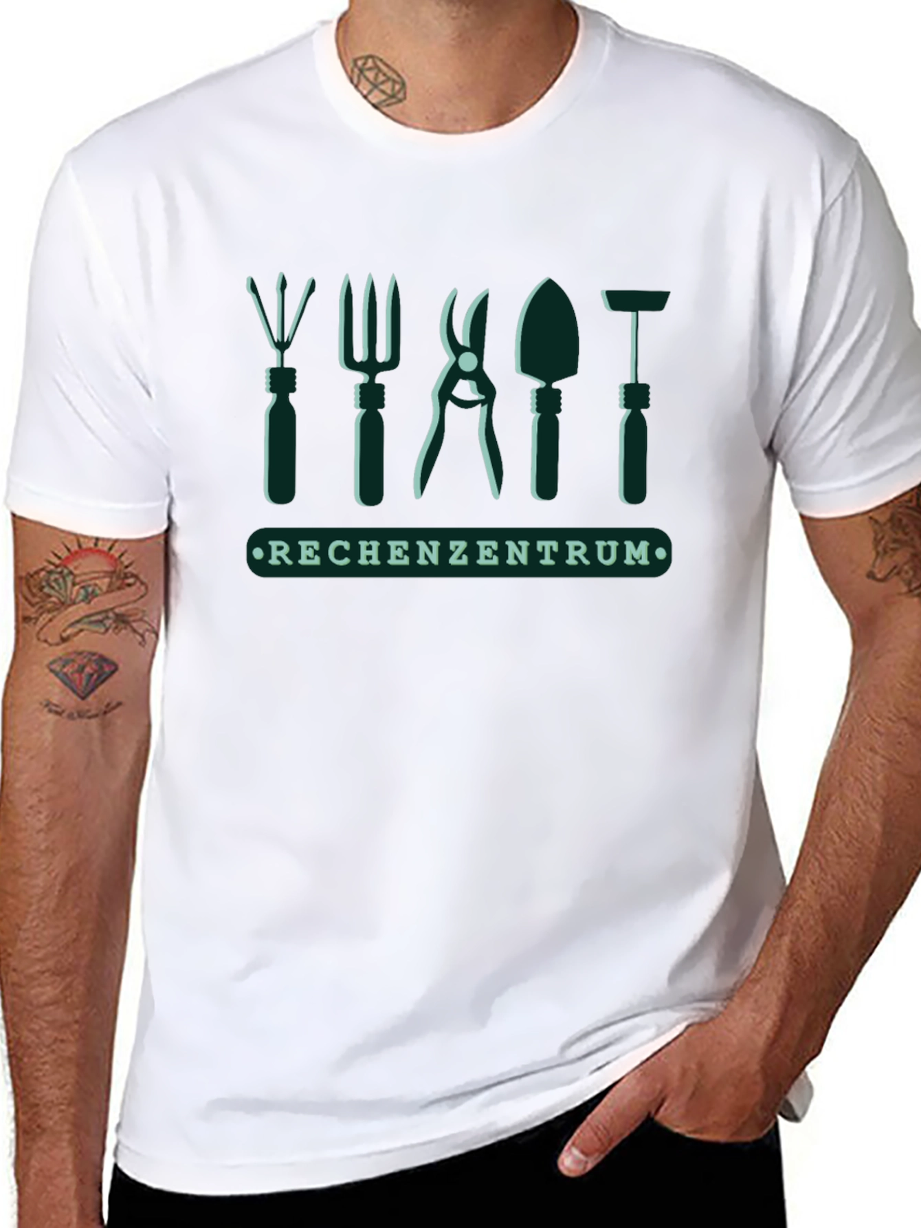 Gardening Tools Graphic T-Shirt - Rechenzentrum