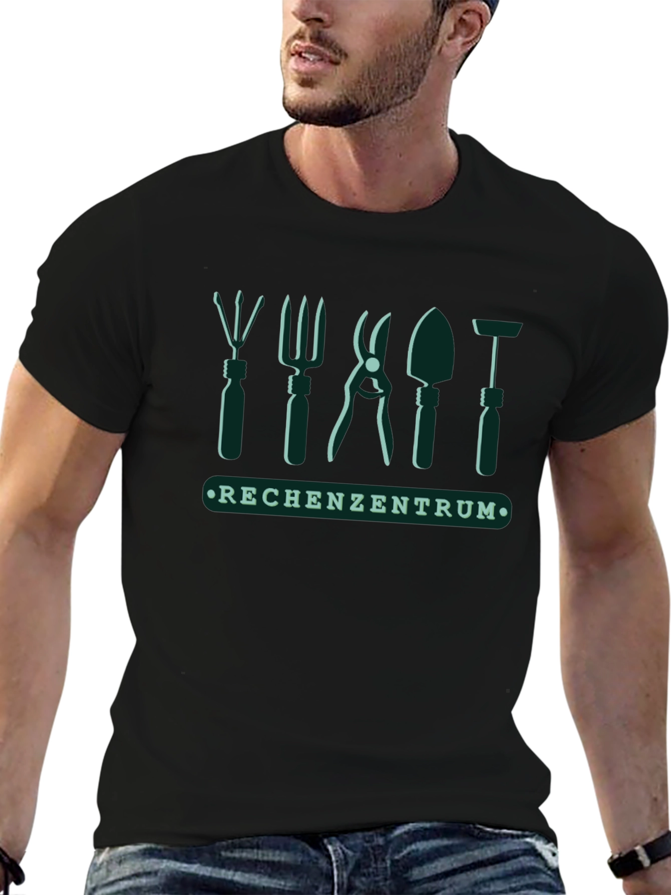 Gardening Tools Graphic T-Shirt - Rechenzentrum