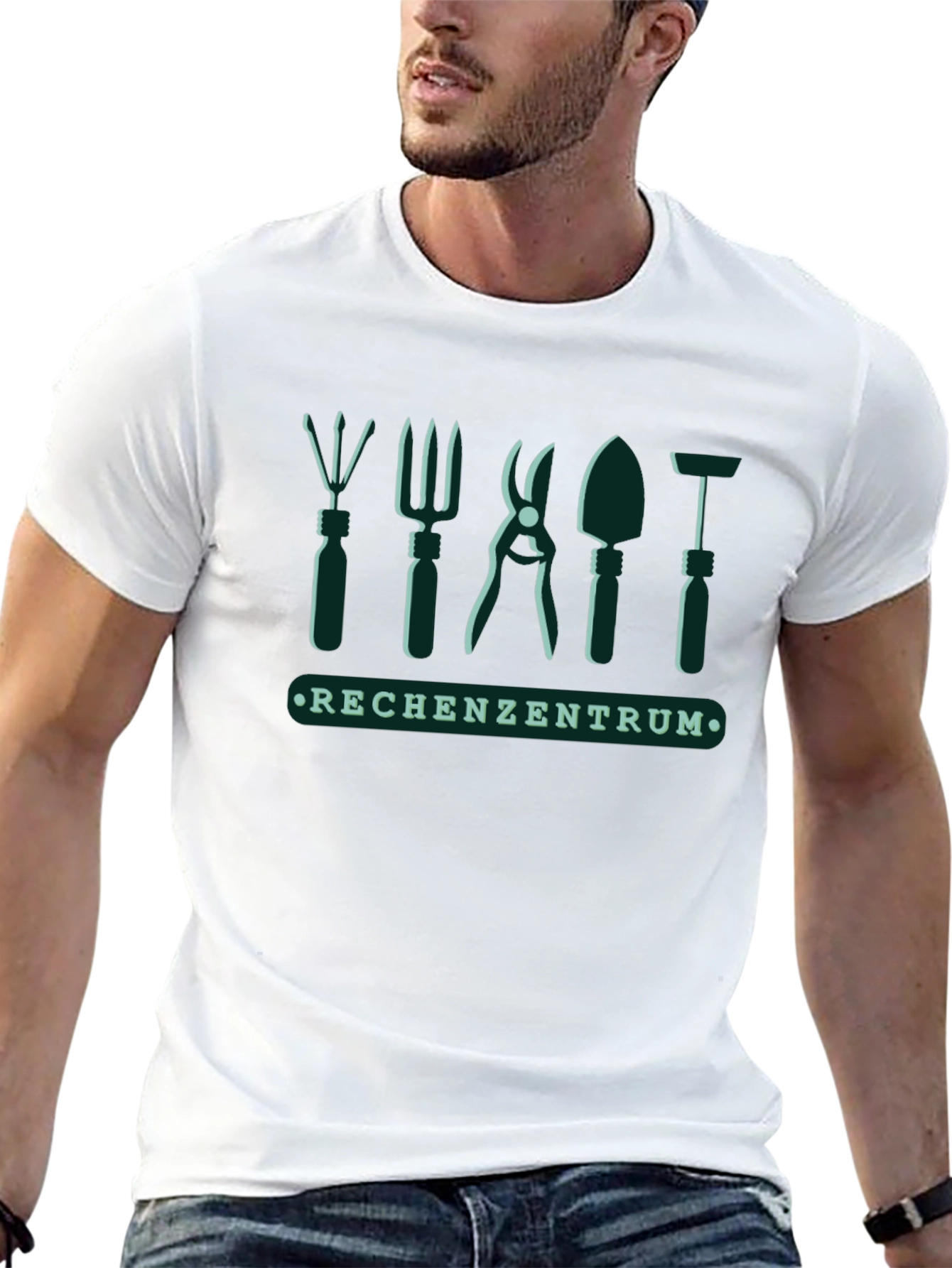 Gardening Tools Graphic T-Shirt - Rechenzentrum