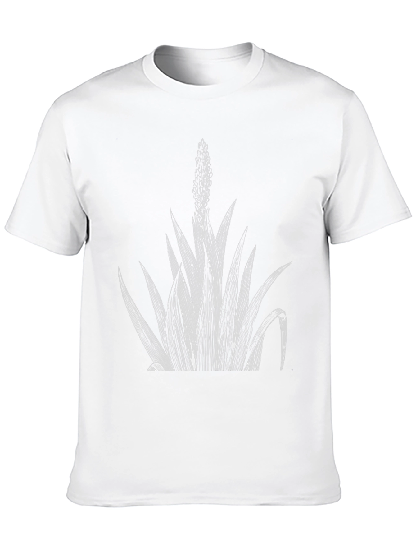 Botanical Graphic Print Black T-Shirt