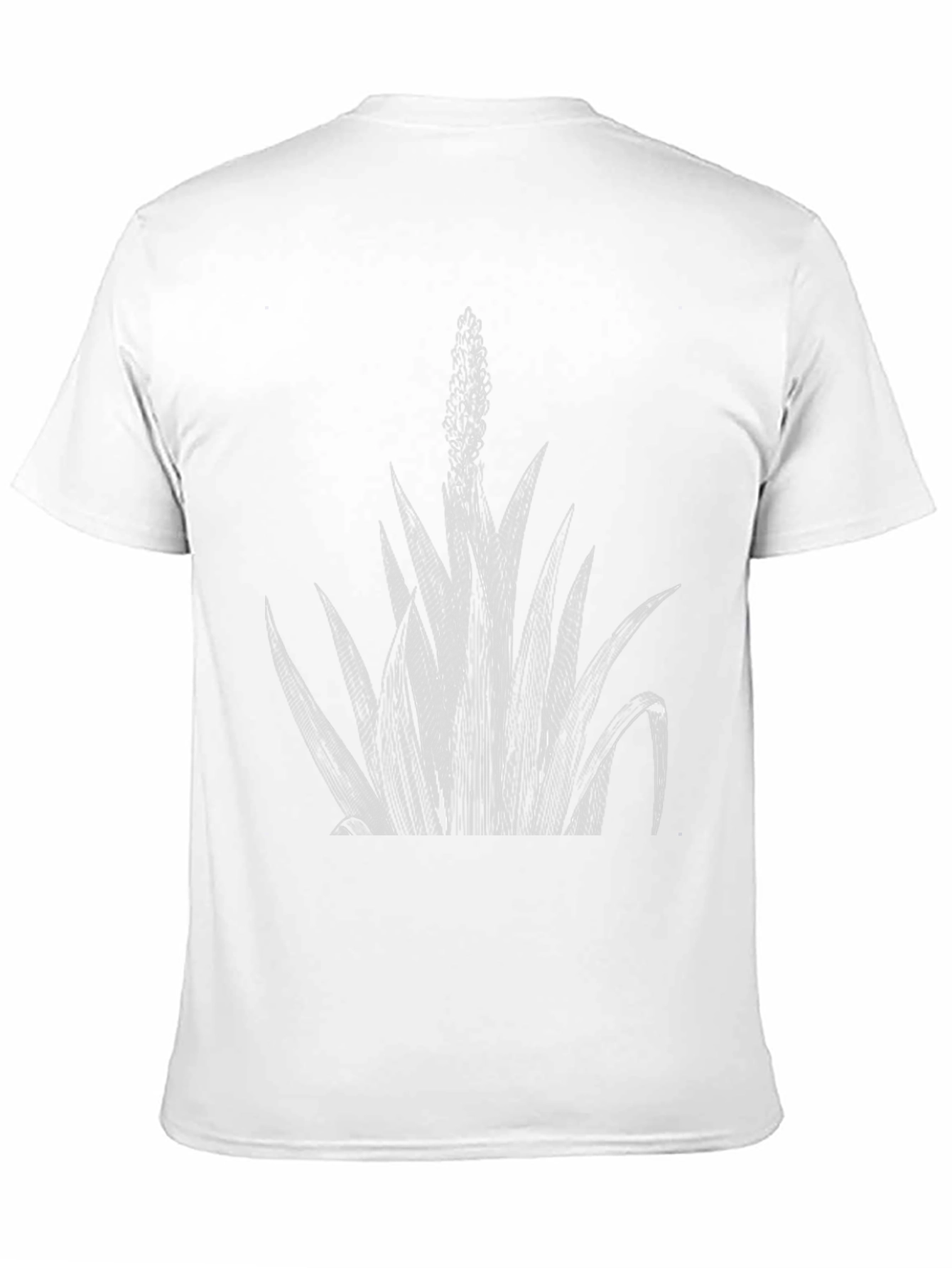 Botanical Graphic Print Black T-Shirt