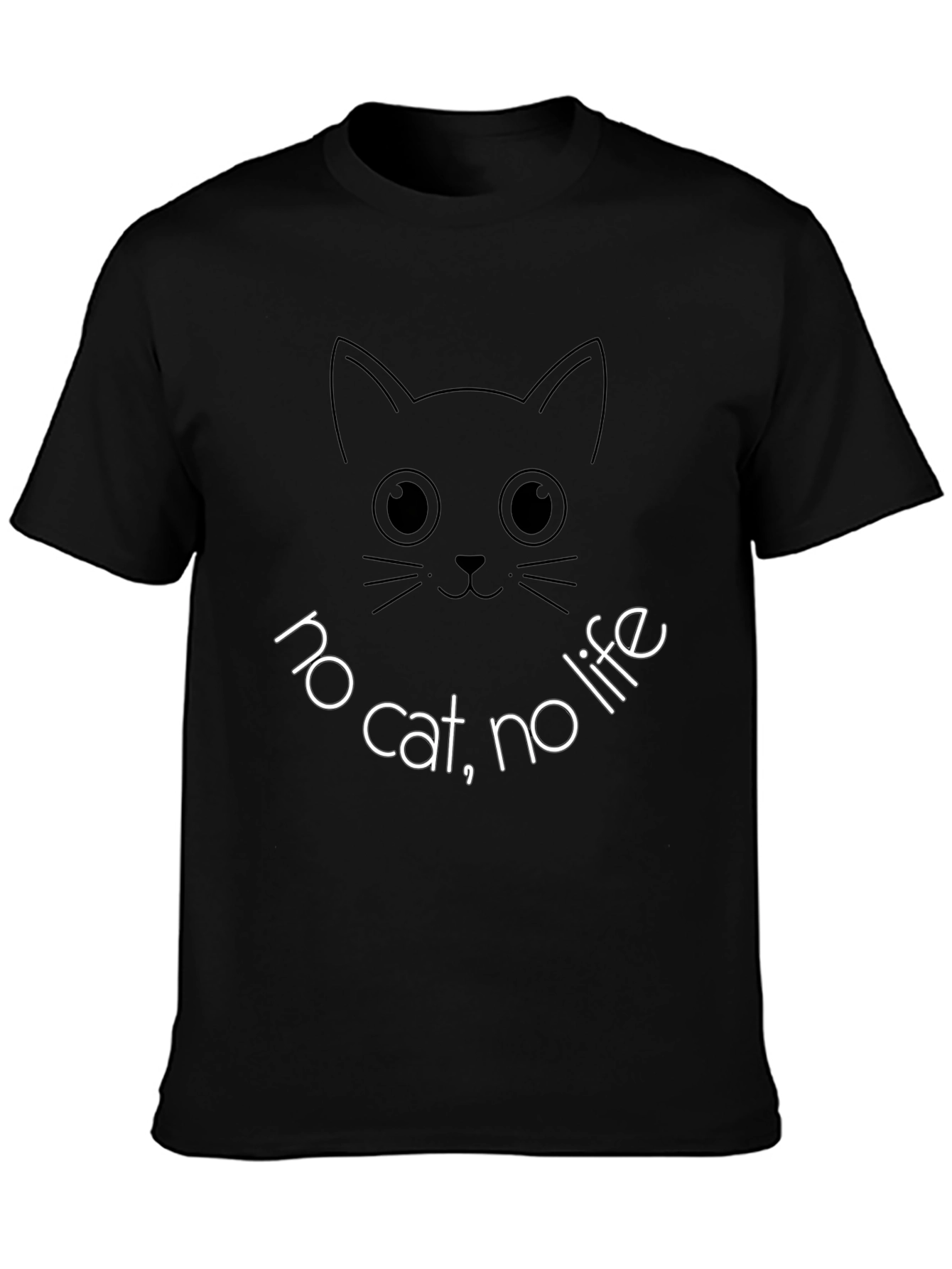 No Cat No Life T-Shirt Funny Cat Lover Tee