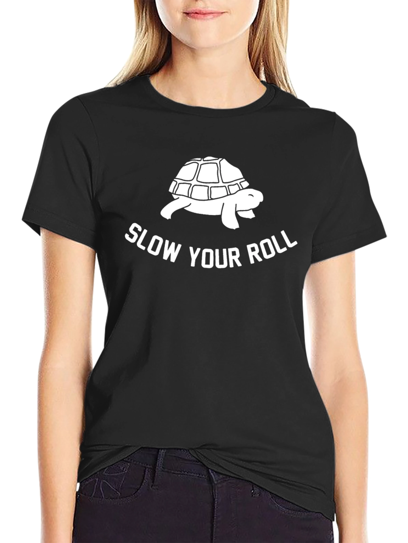 Slow Your Roll Turtle Graphic T-Shirt