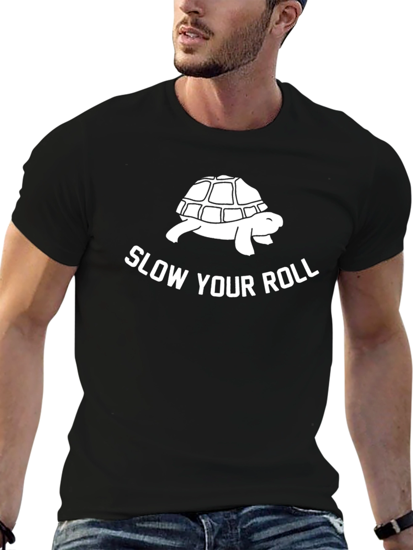 Slow Your Roll Turtle Graphic T-Shirt