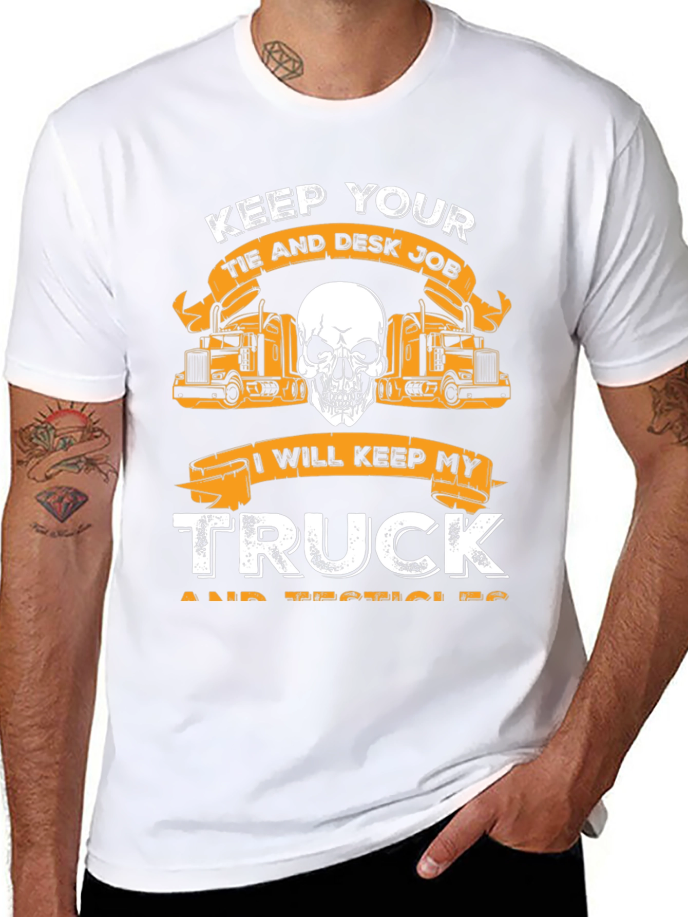 Trucker Pride Tee: Keep Your Truck Graphic T-Shirt
