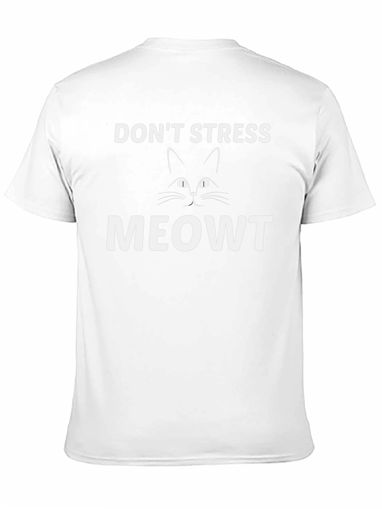Dont Stress Meowt Black T-Shirt