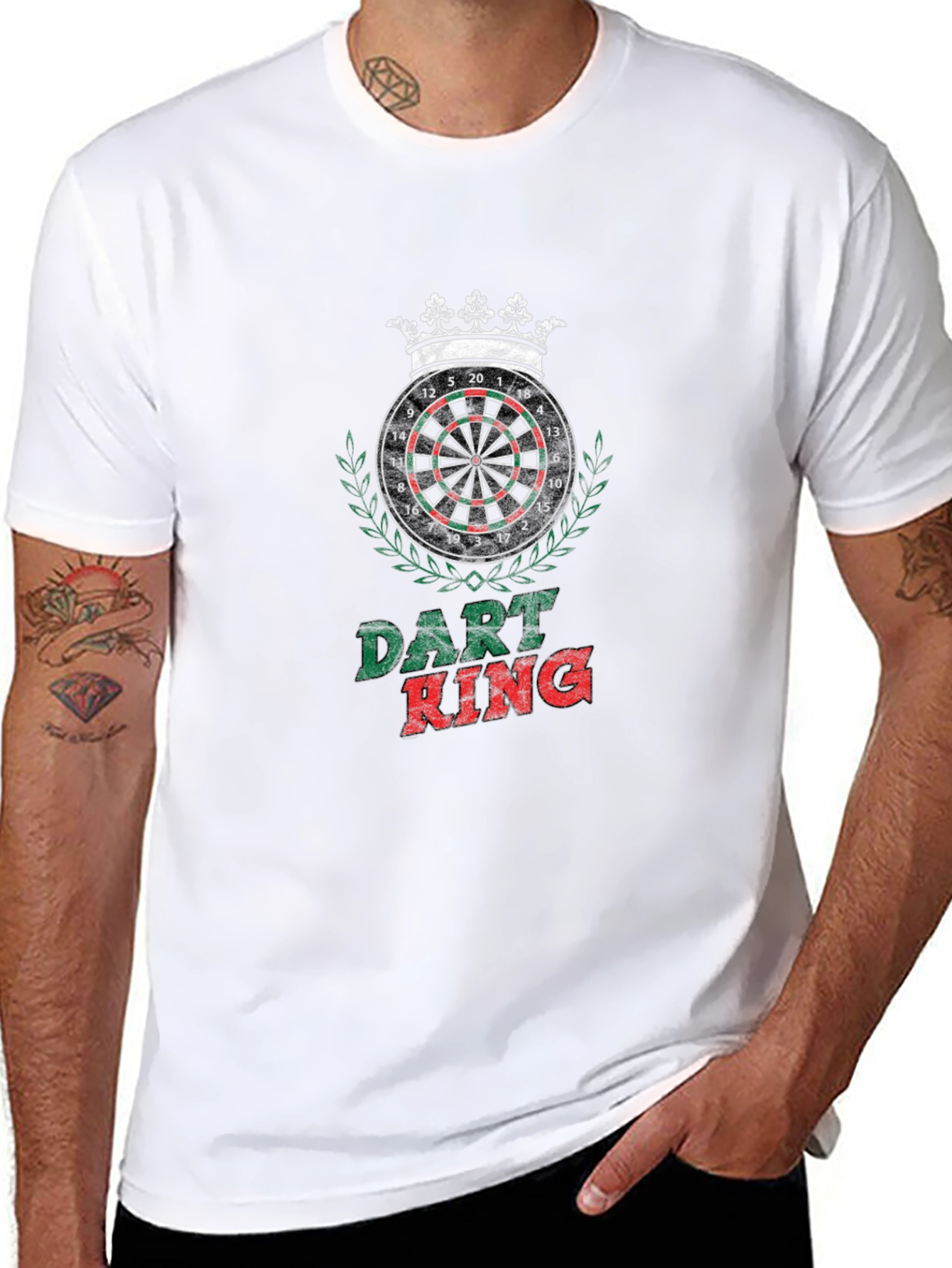 Dart King Graphic T-Shirt - Black