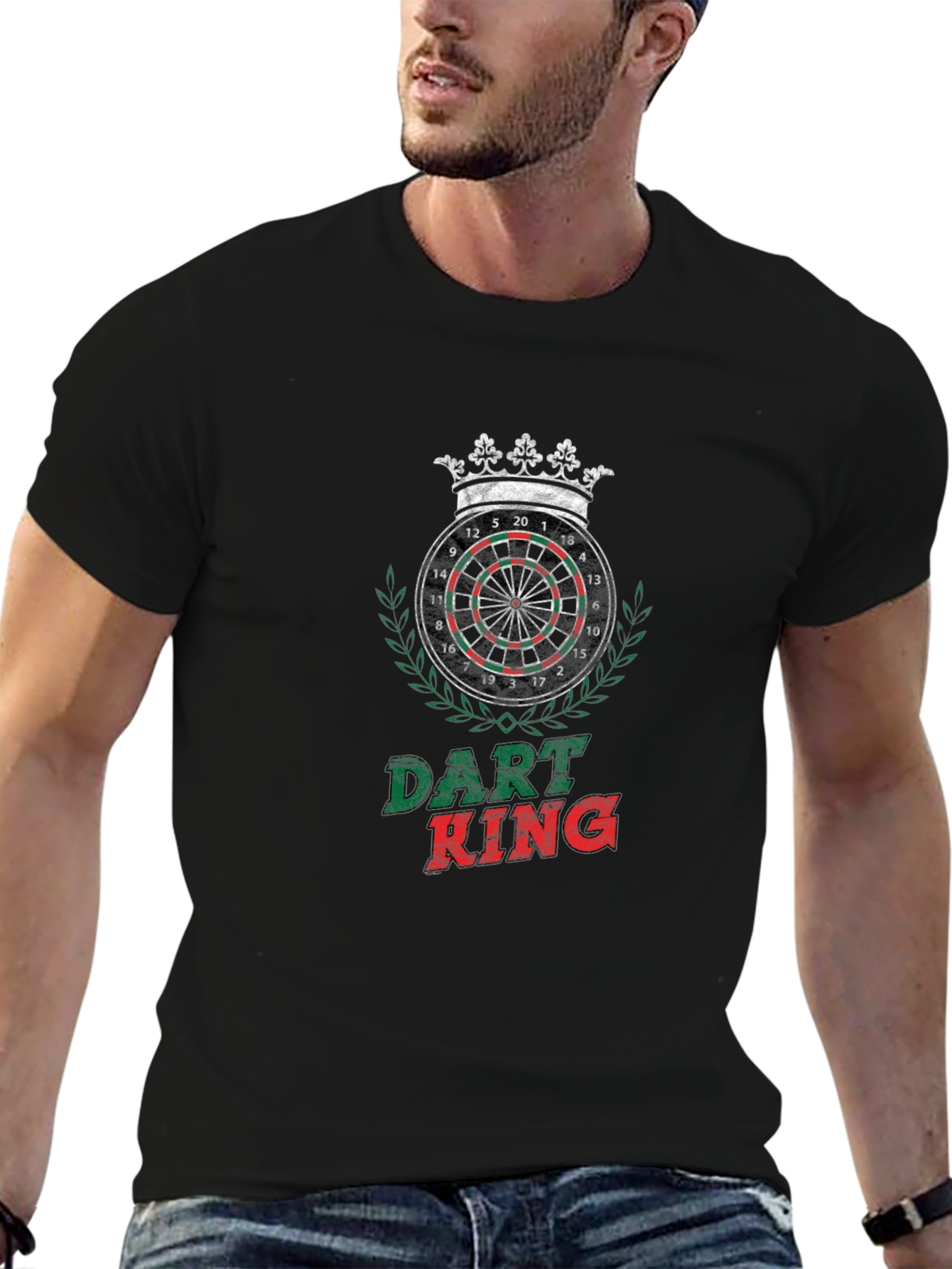 Dart King Graphic T-Shirt - Black