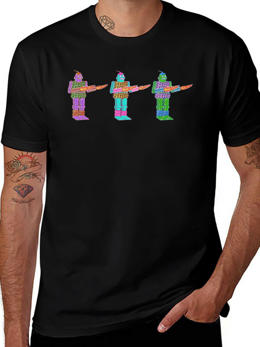 Retro Robot T-Shirt - Funky Graphic Tee