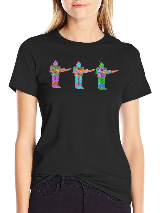 Retro Robot T-Shirt - Funky Graphic Tee