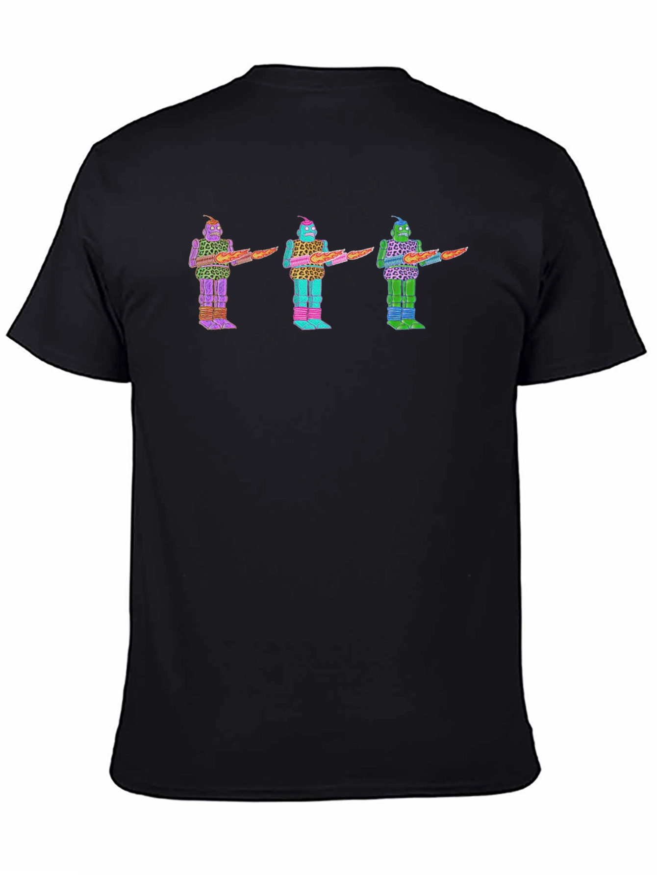 Retro Robot T-Shirt - Funky Graphic Tee