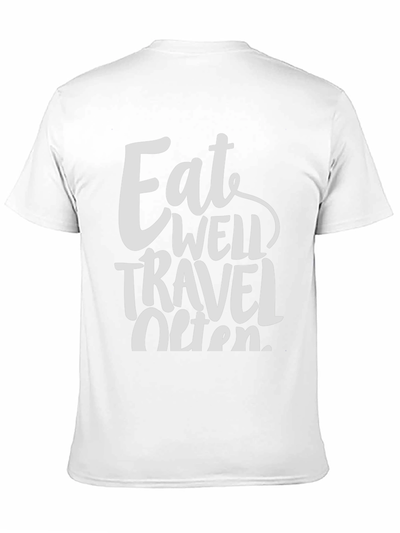 Eat Well Travel Often T-Shirt - Stylish Adventure Tee