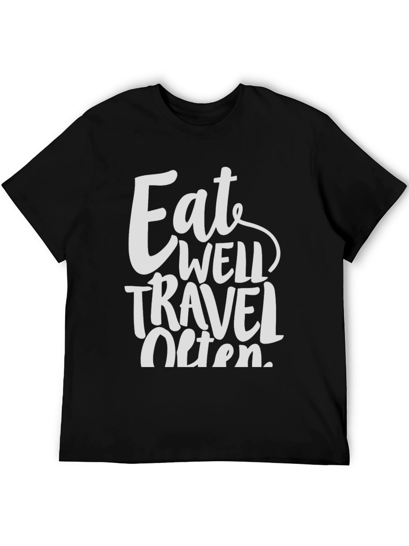 Eat Well Travel Often T-Shirt - Stylish Adventure Tee