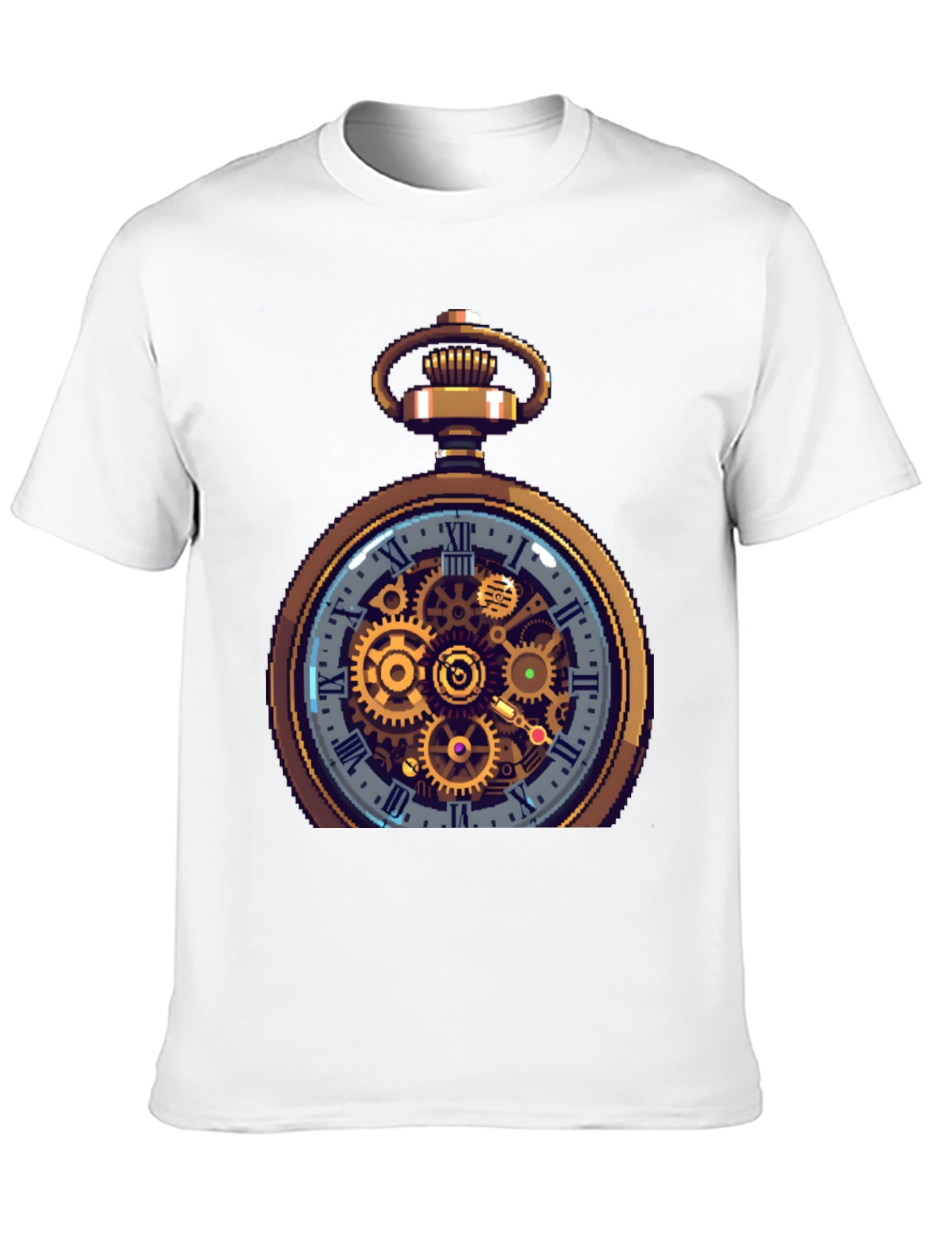 Steampunk Pocket Watch Design T-Shirt
