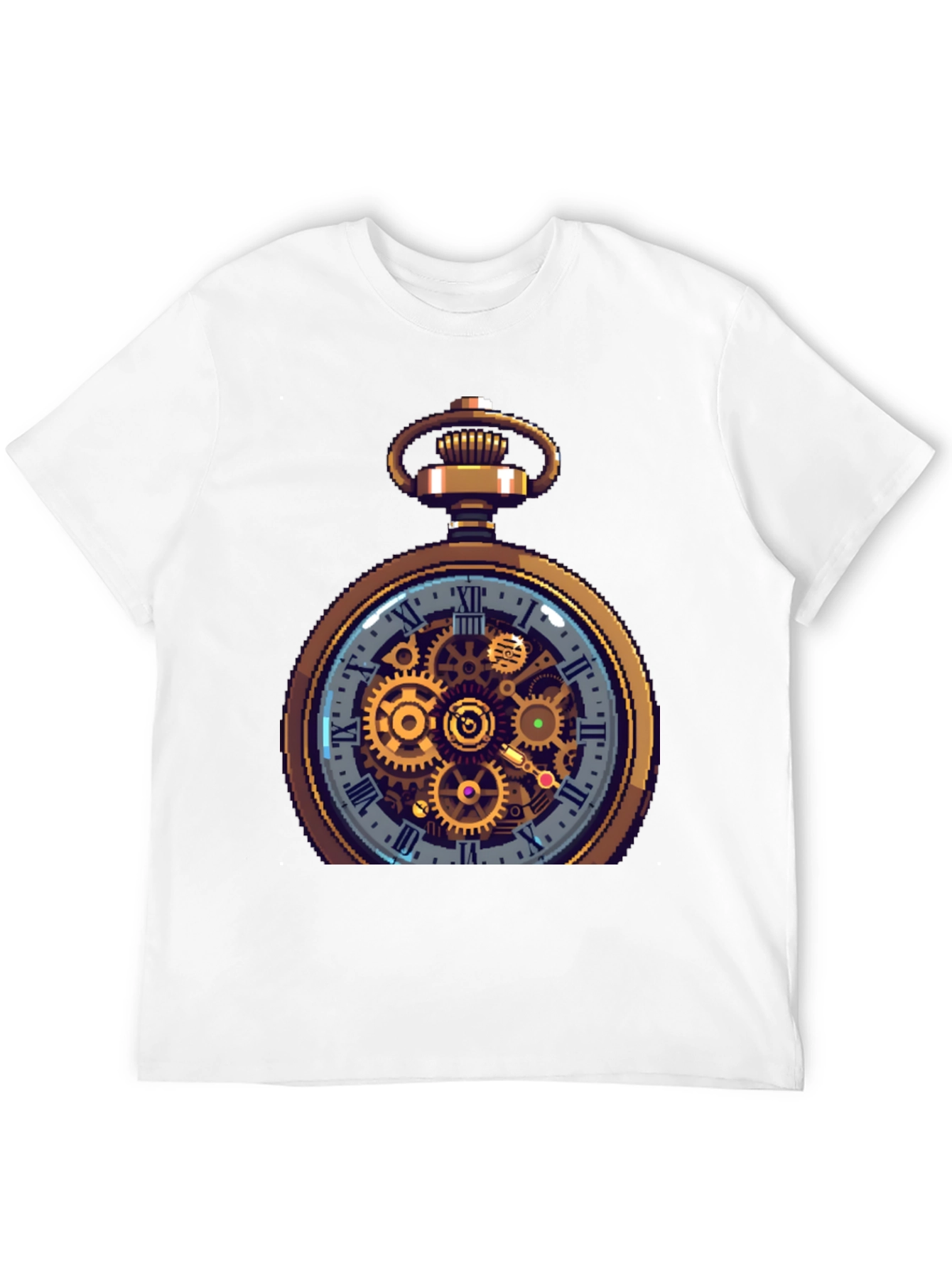 Steampunk Pocket Watch Design T-Shirt