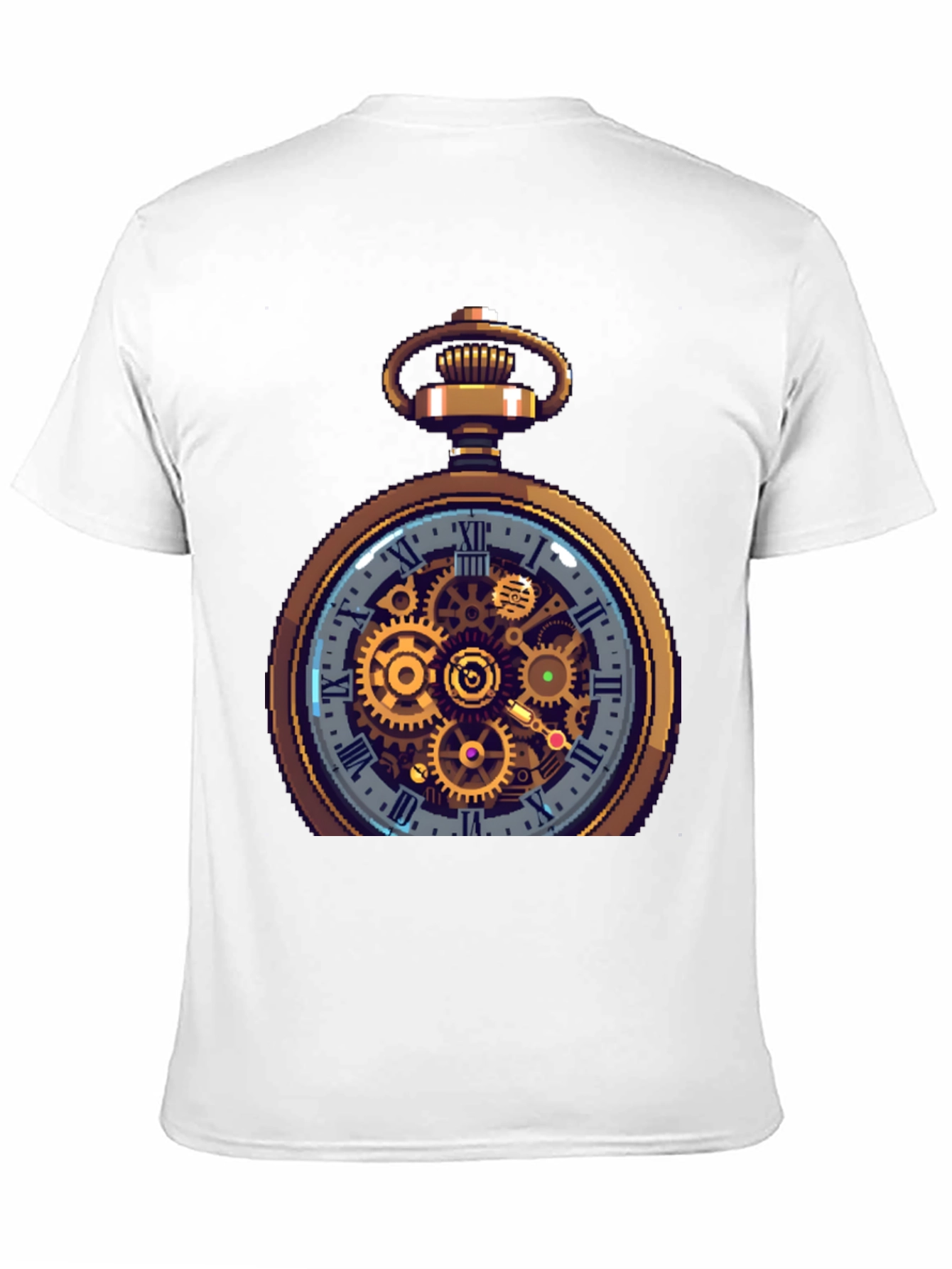 Steampunk Pocket Watch Design T-Shirt
