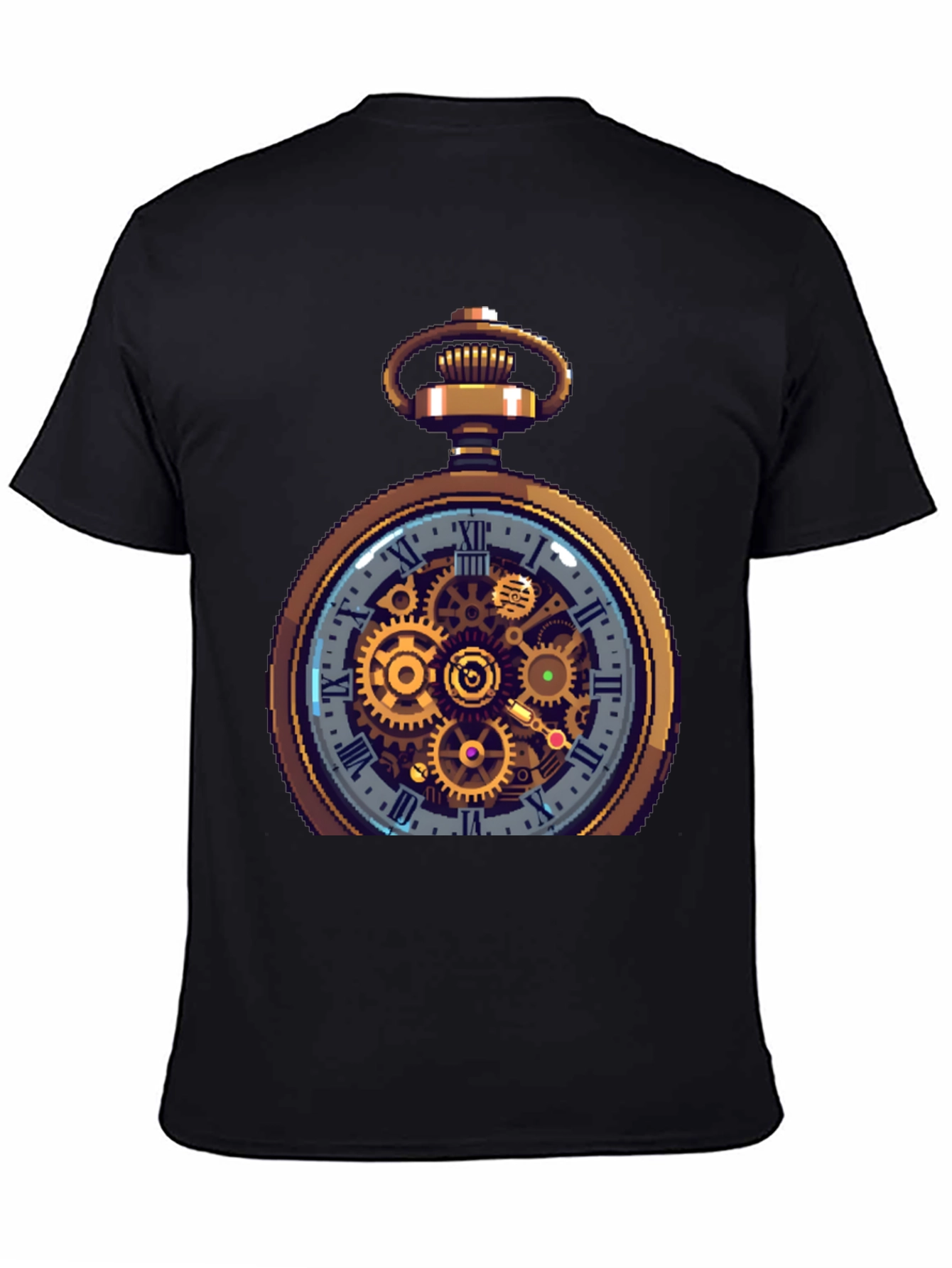 Steampunk Pocket Watch Design T-Shirt