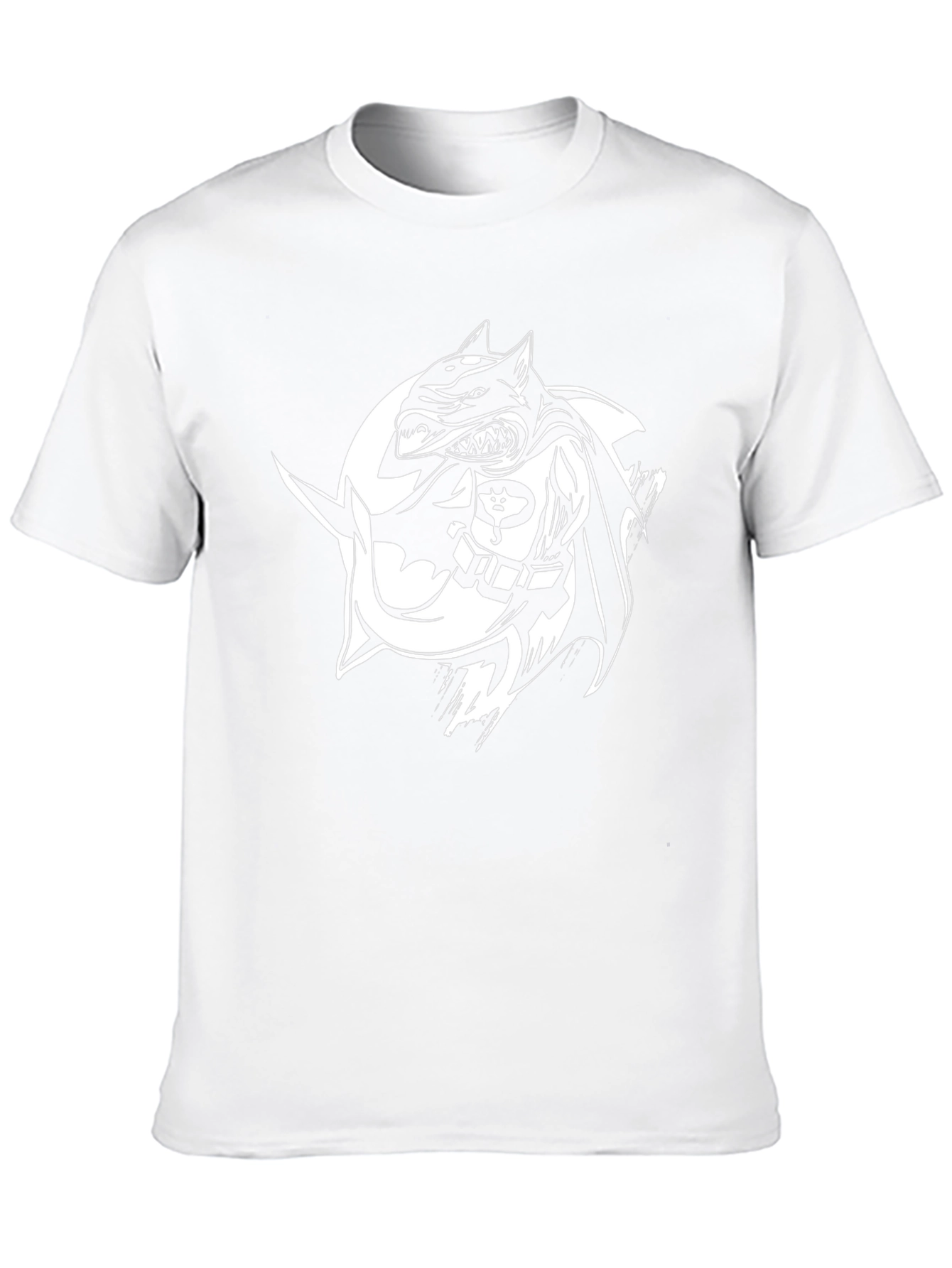 Black Batman Dog T-Shirt - Unique Graphic Tee
