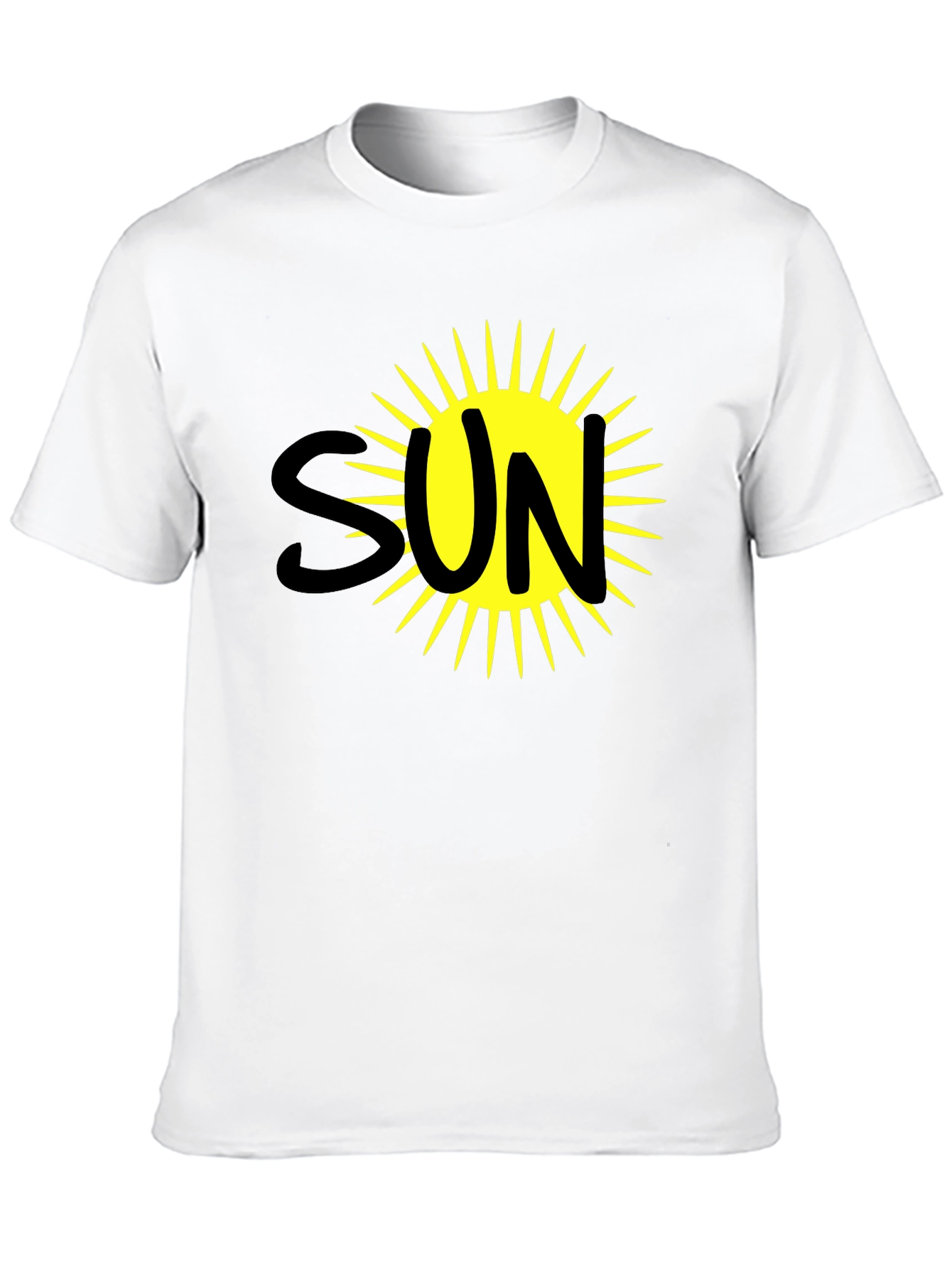 Sun Graphic Black T-Shirt