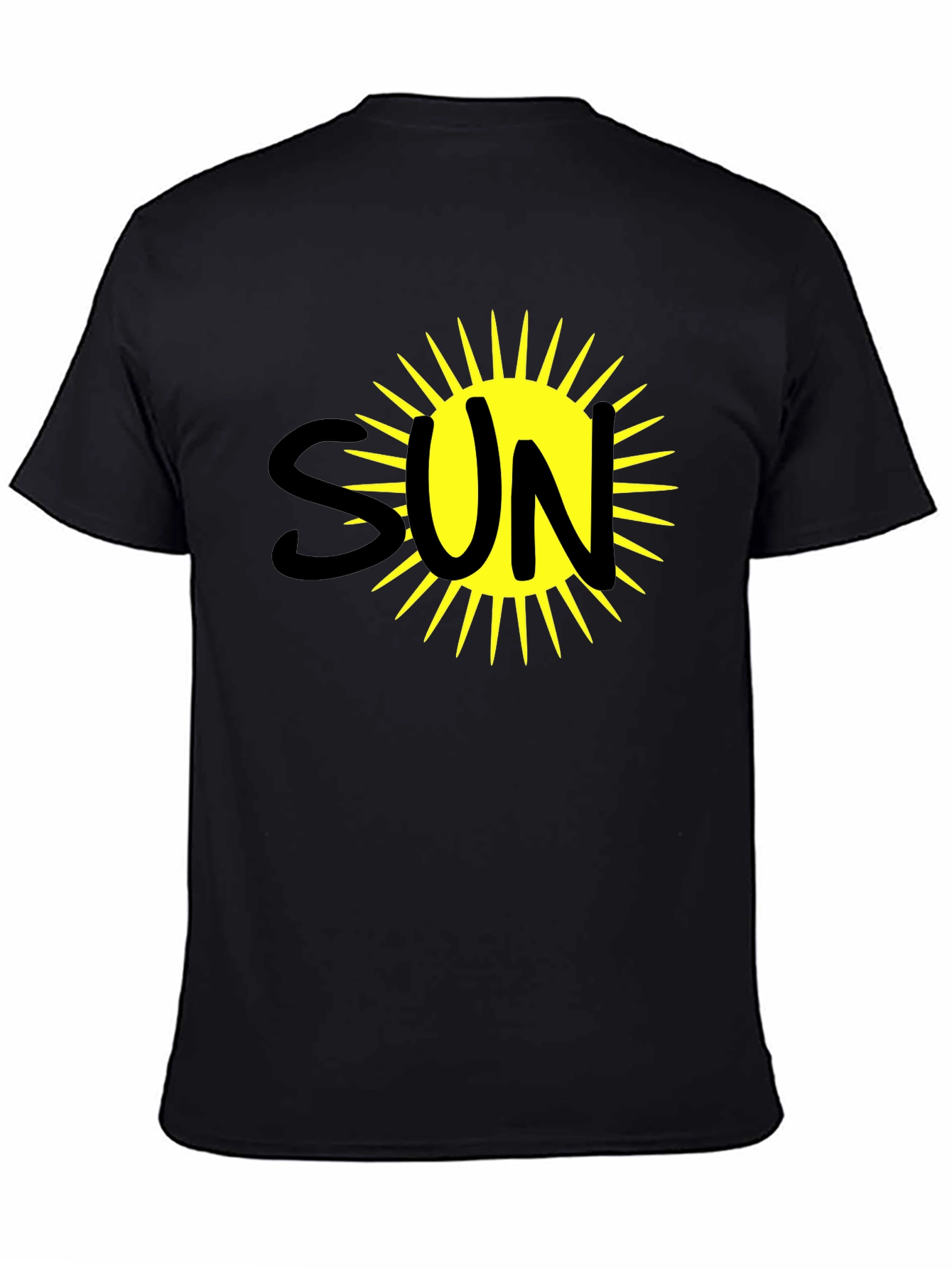 Sun Graphic Black T-Shirt