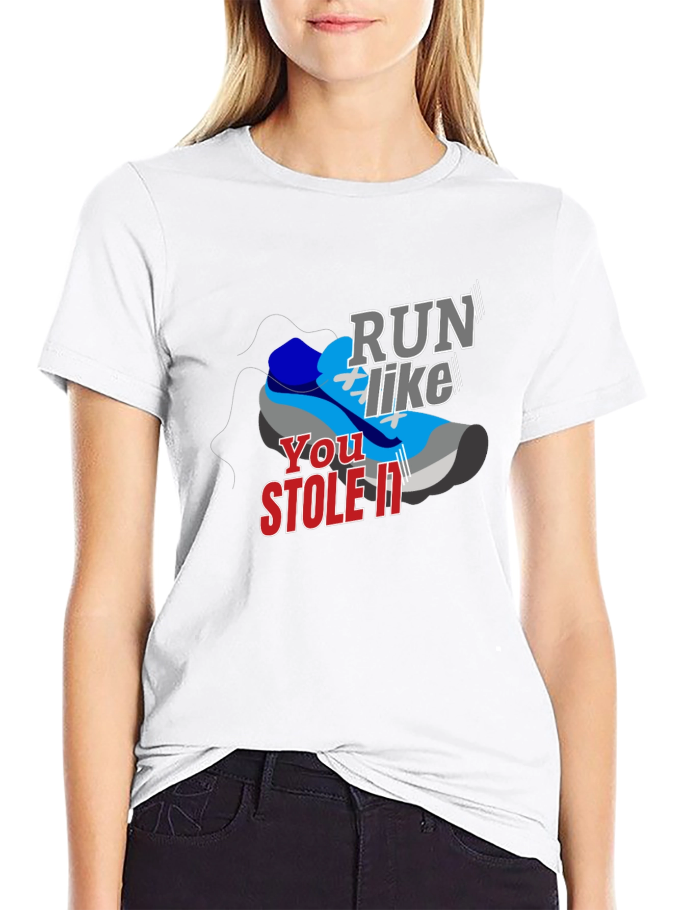 Run Like You Stole It T-Shirt - Athletes Tee