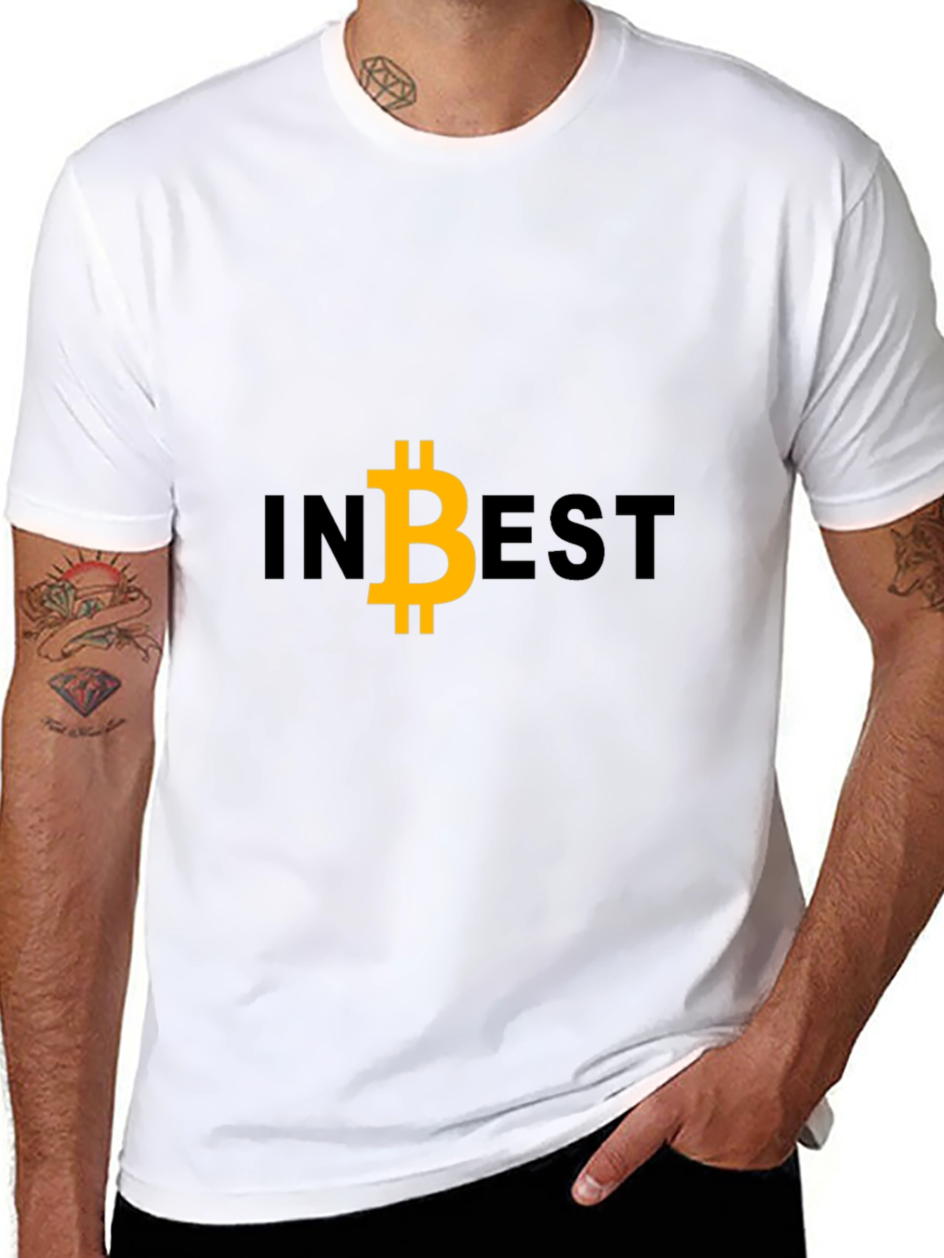 Invest in Bitcoin Black Tee