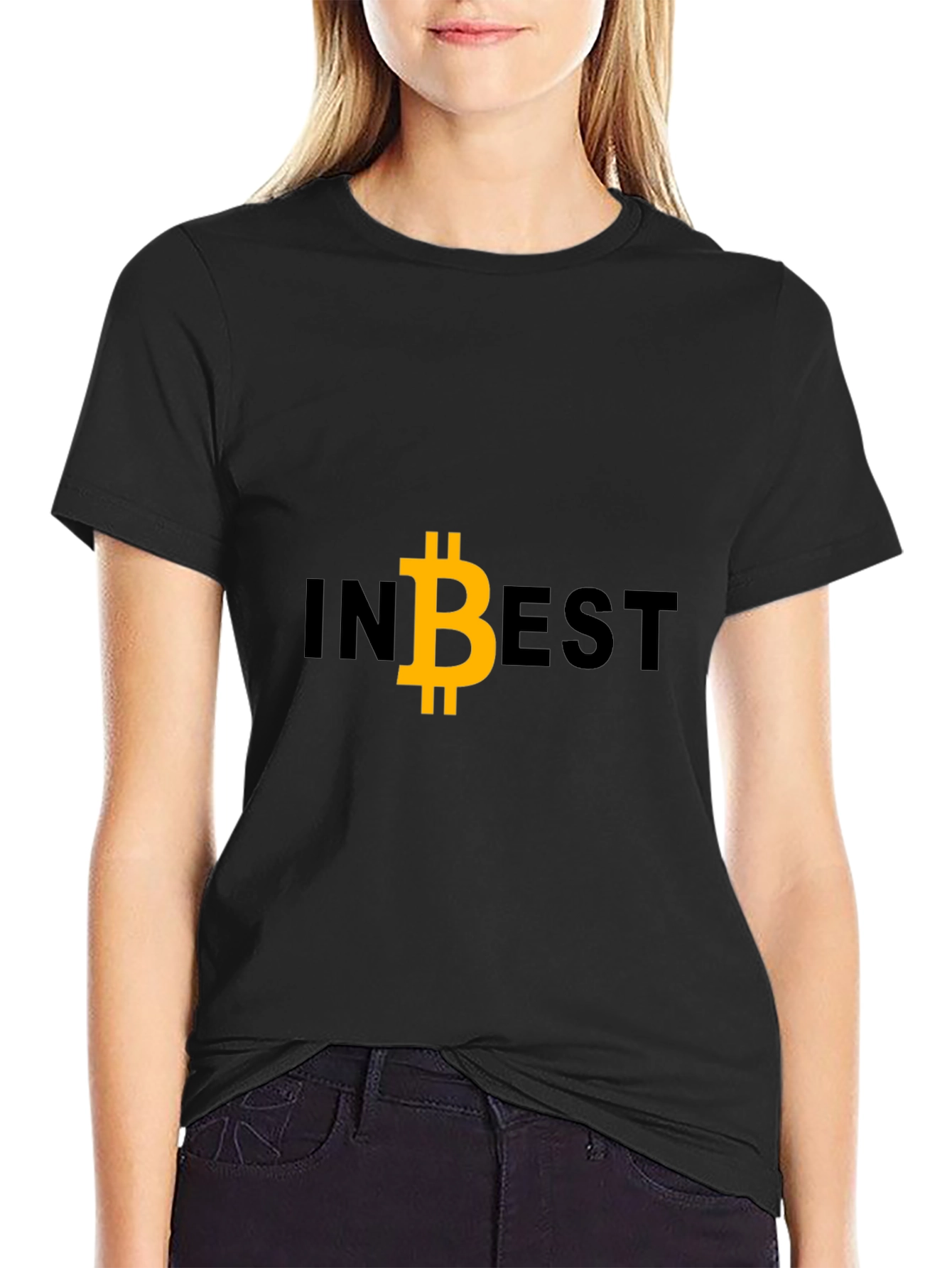 Invest in Bitcoin Black Tee