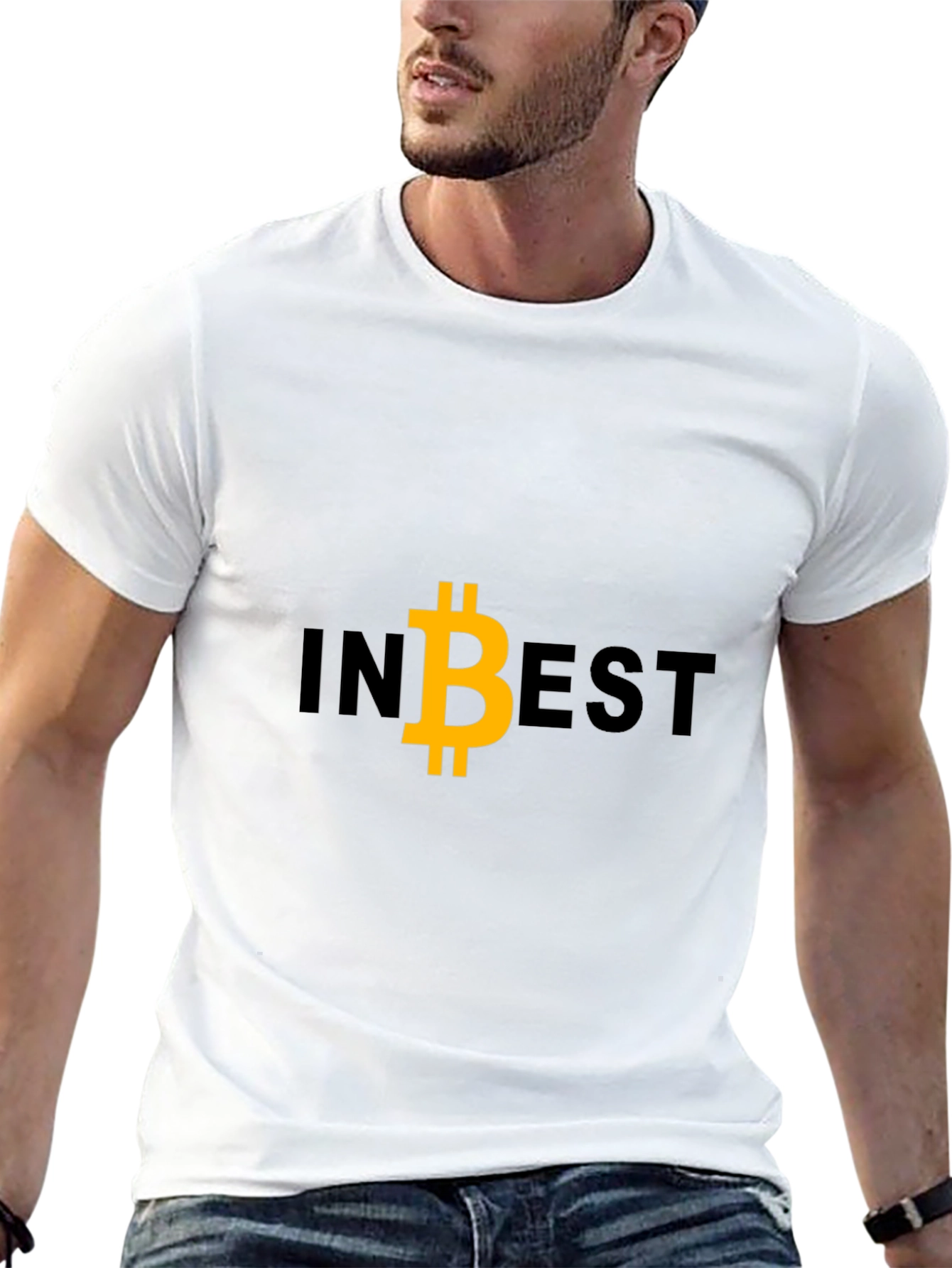 Invest in Bitcoin Black Tee