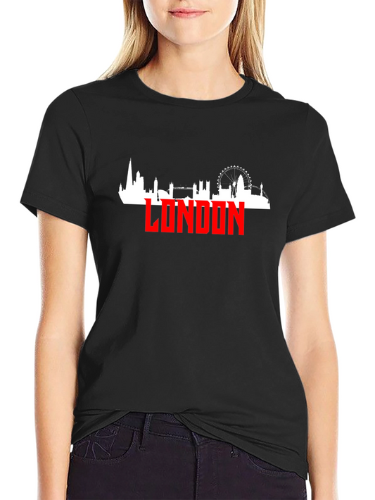 London Skyline Graphic Tee - Cityscape T-Shirt