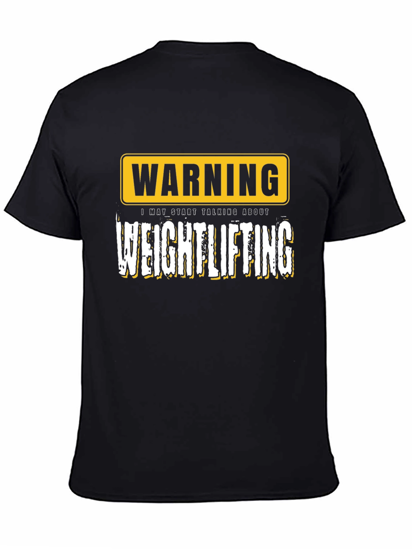 Warning Weightlifting T-Shirt - Gym Humor Tee