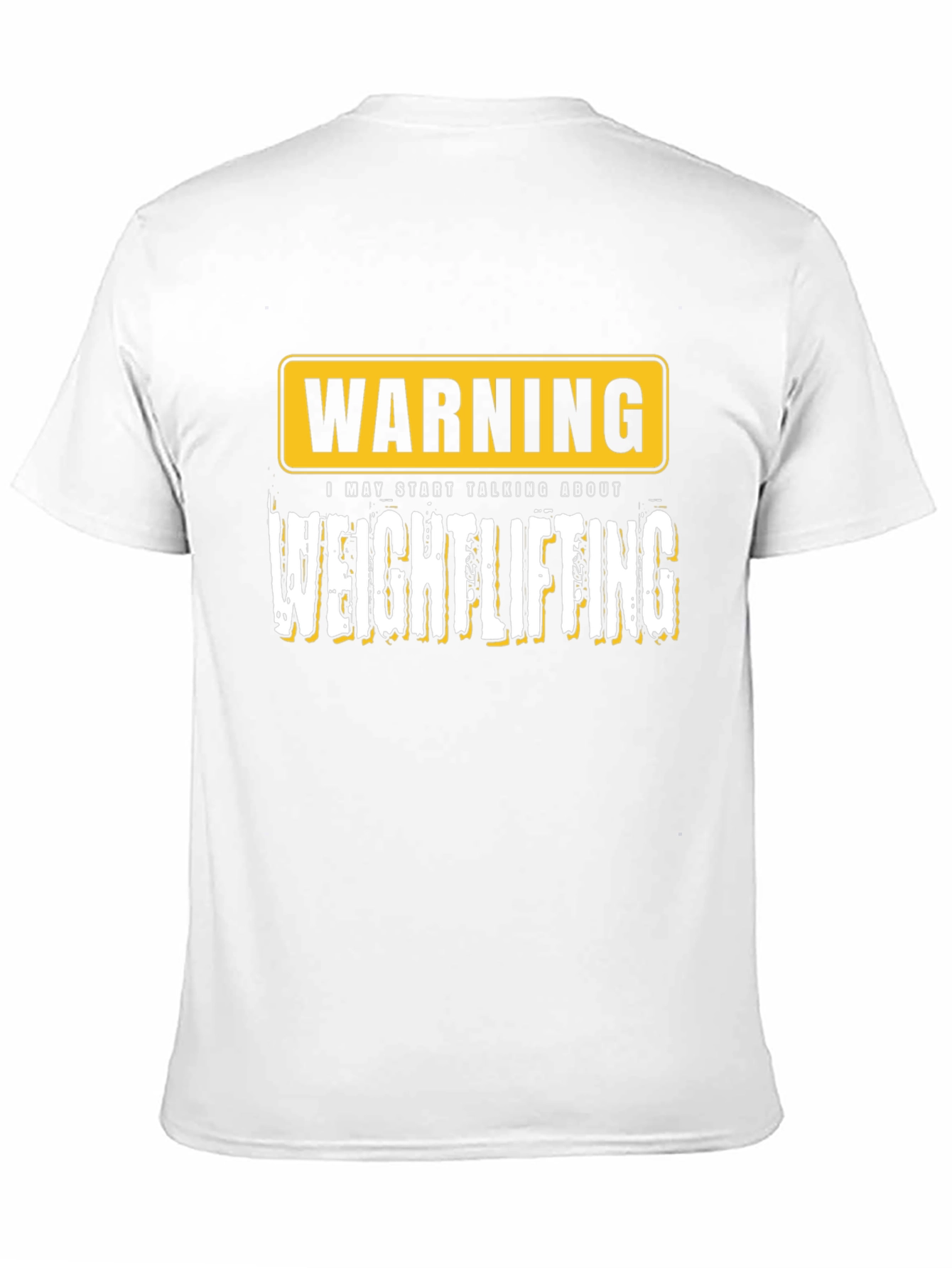 Warning Weightlifting T-Shirt - Gym Humor Tee