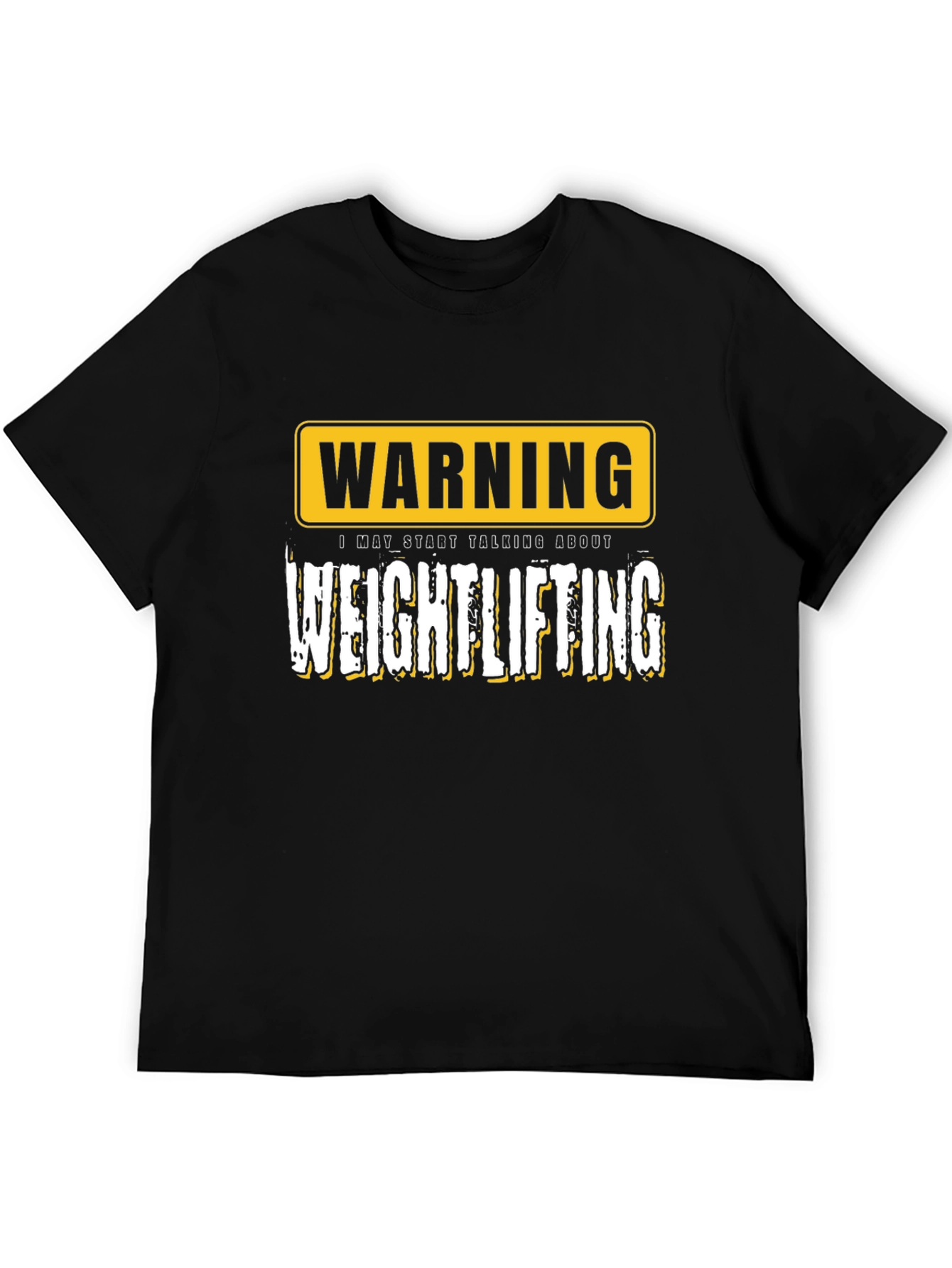 Warning Weightlifting T-Shirt - Gym Humor Tee