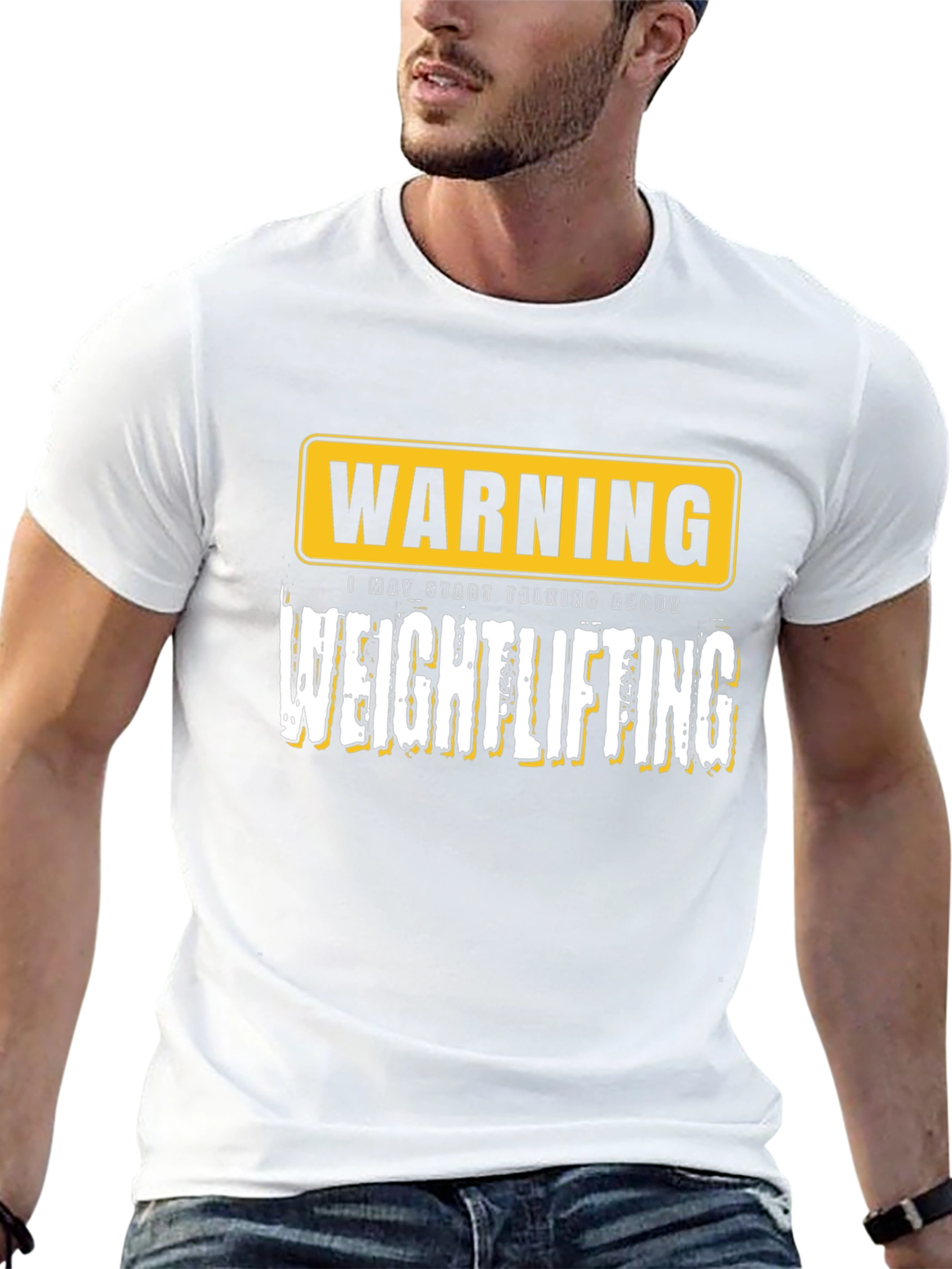 Warning Weightlifting T-Shirt - Gym Humor Tee