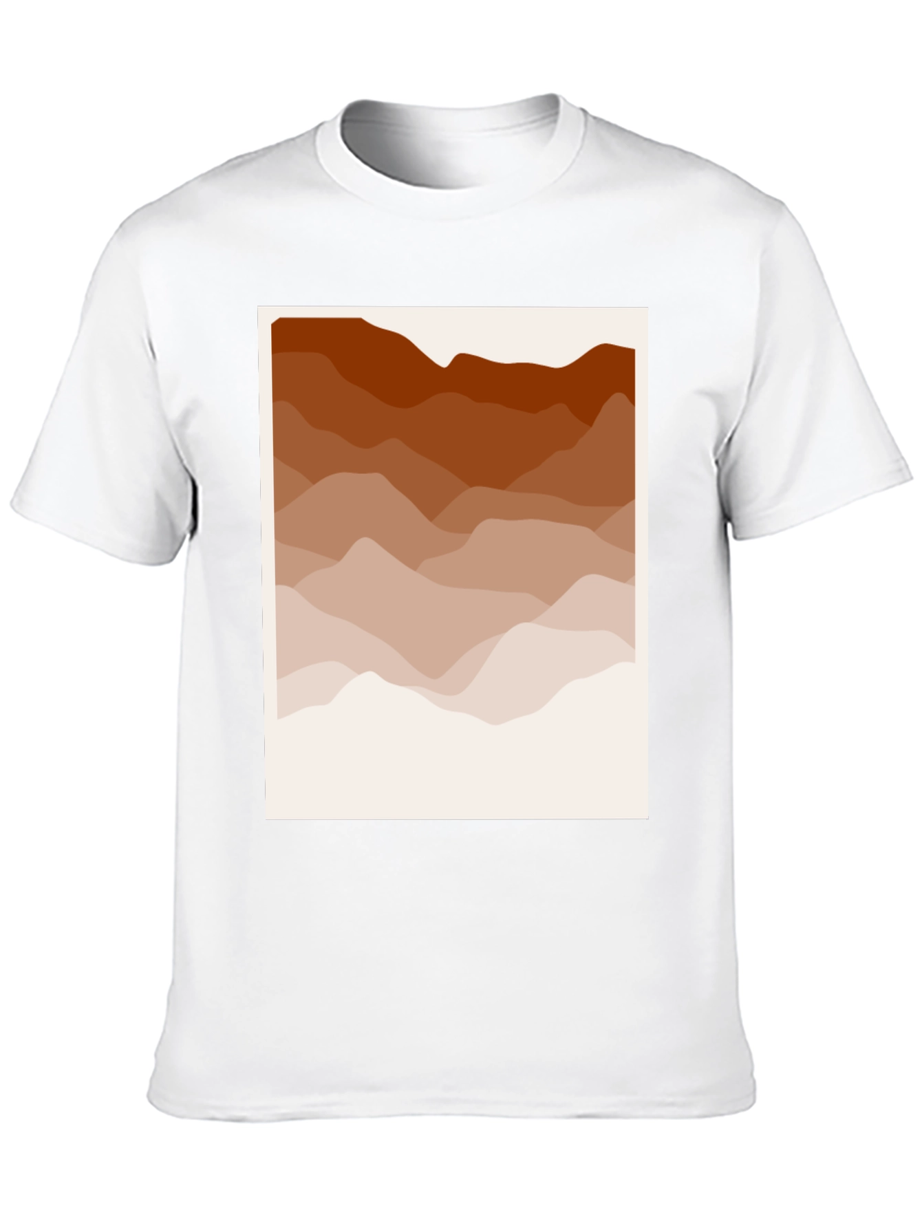 Abstract Mountain Range Graphic Tee
