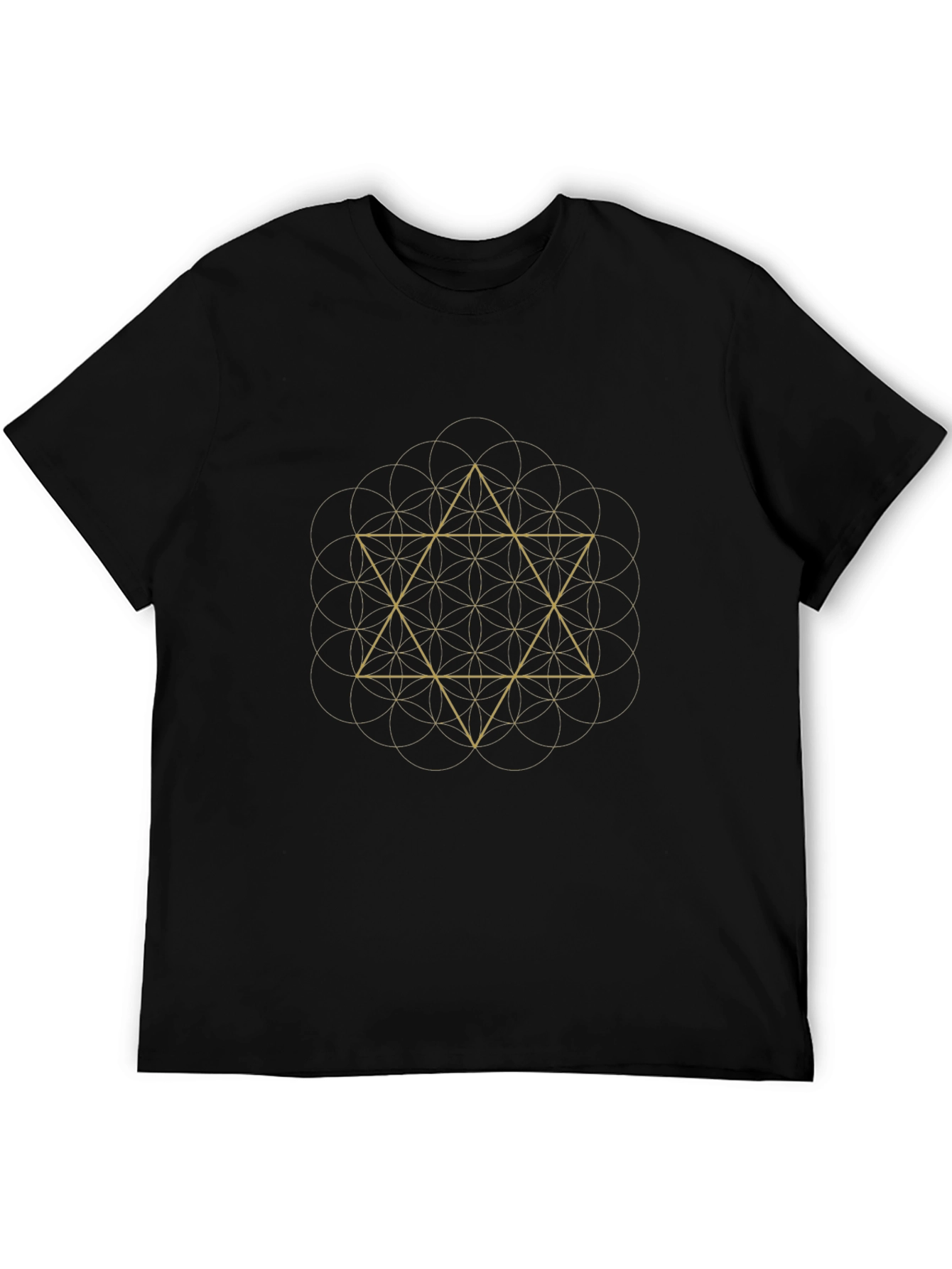 Geometric Starburst Graphic Tee - Modern Menswear