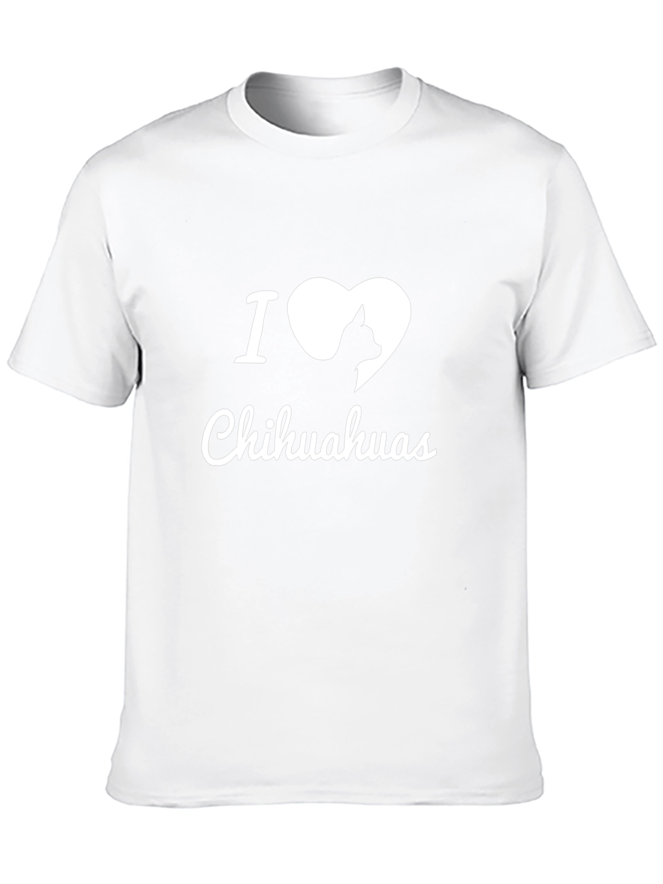 I Heart Chihuahuas Black T-Shirt