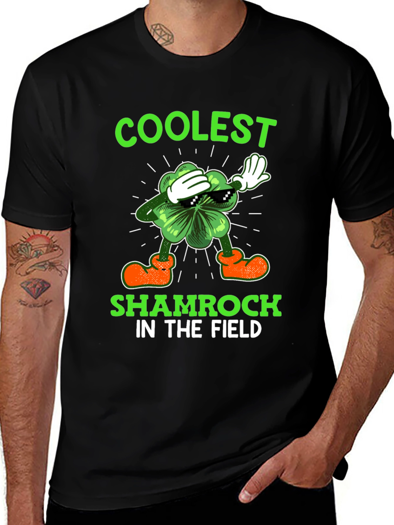 Coolest Shamrock St. Patricks Day T-Shirt