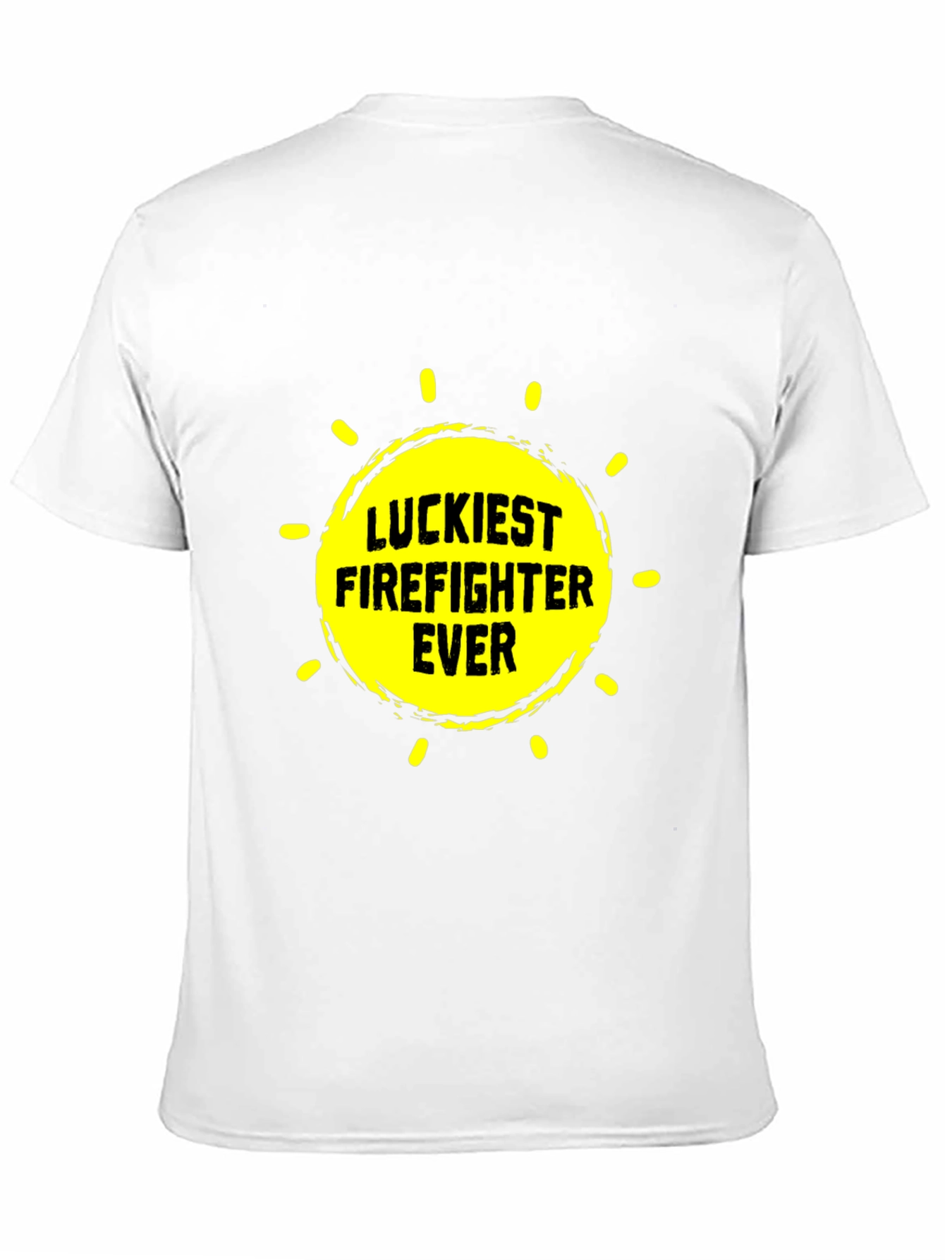 Luckiest Firefighter Ever Graphic Tee
