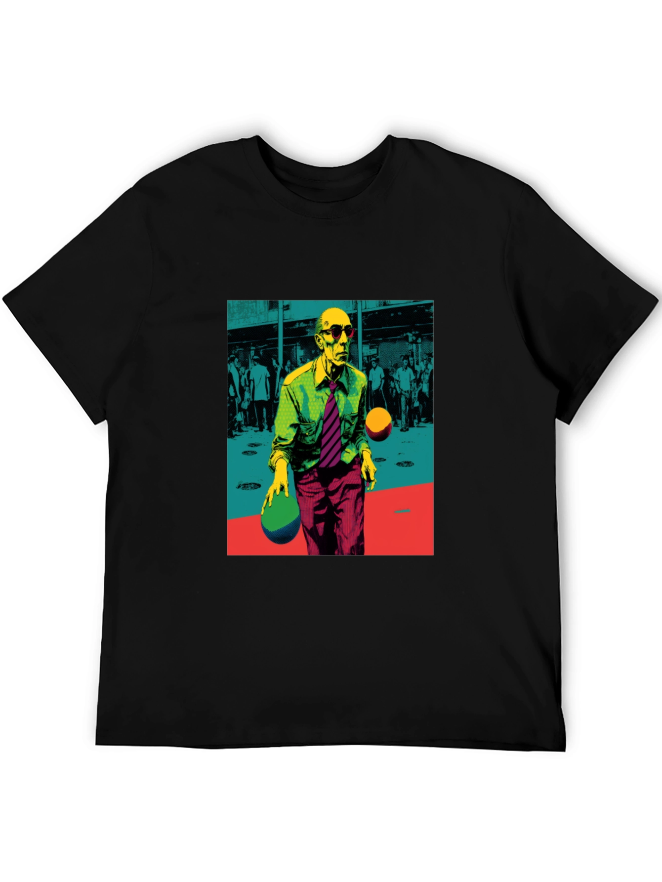 Cool Graphic T-Shirt - Man Juggling Balls